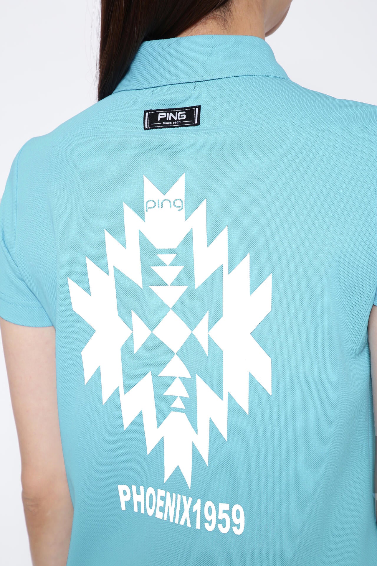 【PING APPAREL】ドライタッチカノコ 半袖ポロシャツ <NATIVE> (LADIES)