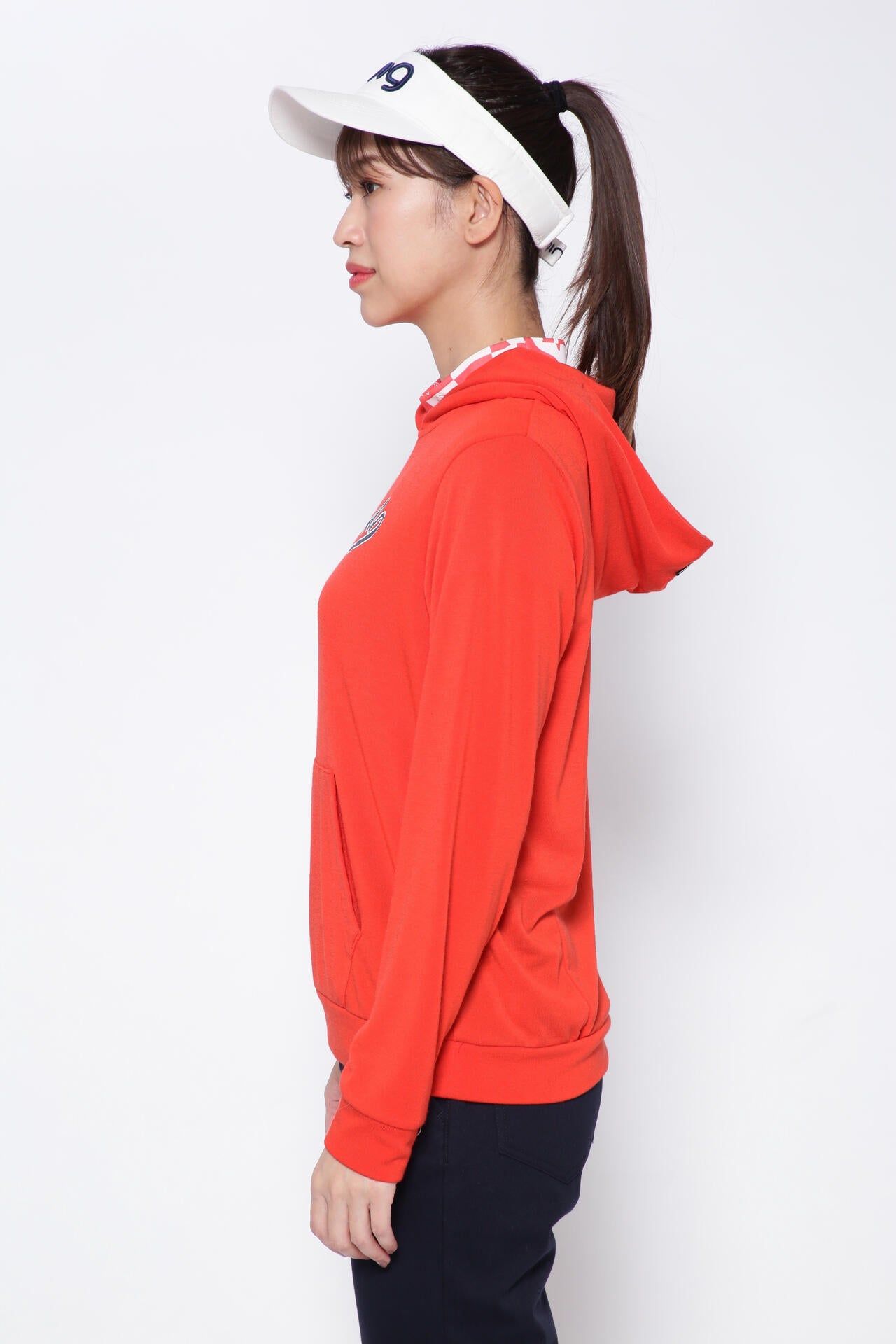 【PING APPAREL】アリゾナロゴプリント 軽量裏毛 プルオーバーフーディー <NATIVE> (LADIES)