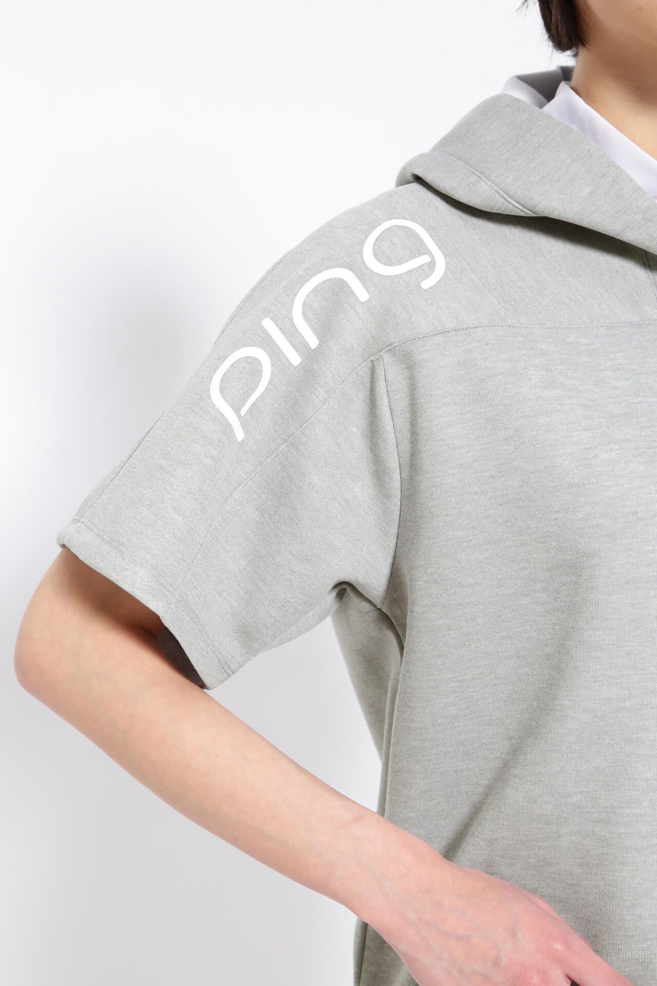 【PING APPAREL】ドライマスターダンボール半袖スウェットフーディ <PRODUCT ADDITION> (LADIES)