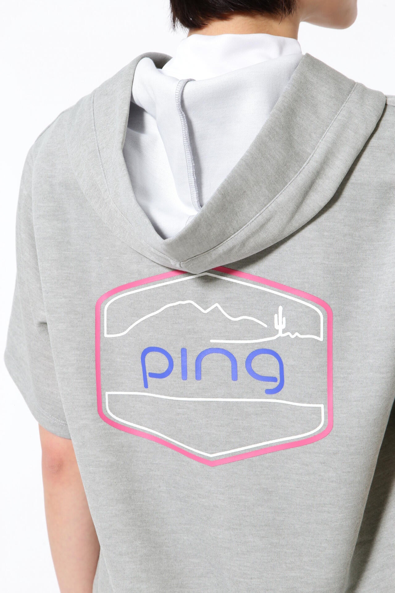 【PING APPAREL】ドライマスターダンボール半袖スウェットフーディ <PRODUCT ADDITION> (LADIES)
