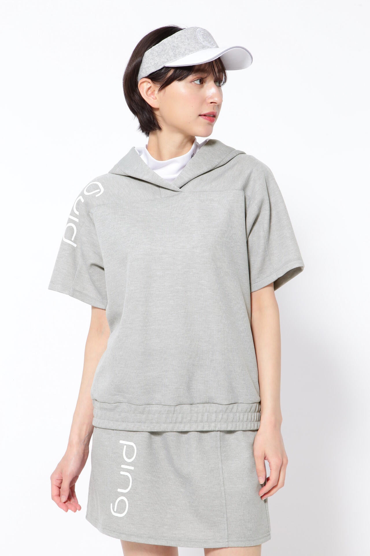 【PING APPAREL】ドライマスターダンボール半袖スウェットフーディ <PRODUCT ADDITION> (LADIES)