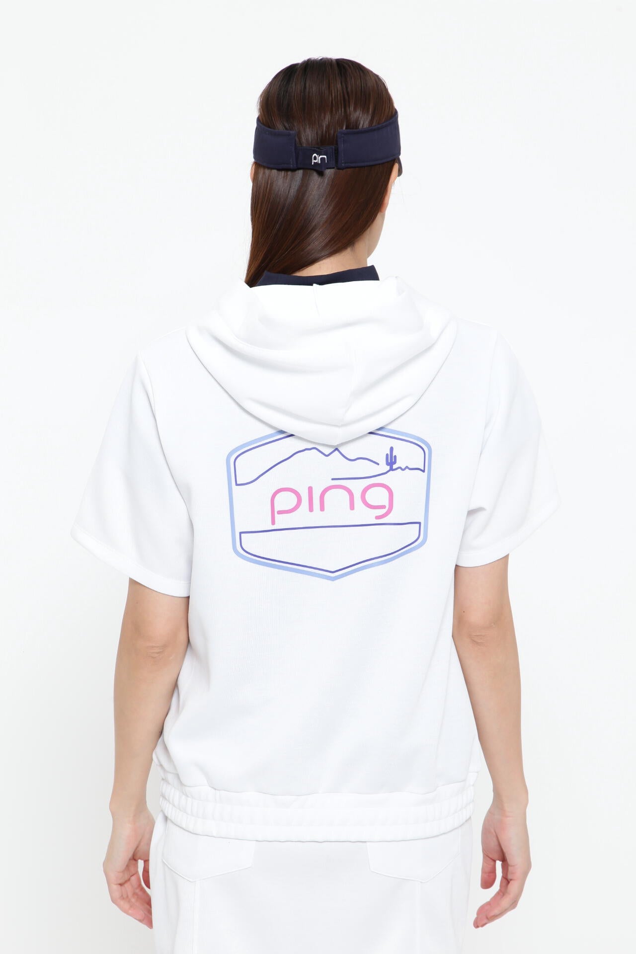 【PING APPAREL】ドライマスターダンボール半袖スウェットフーディ <PRODUCT ADDITION> (LADIES)