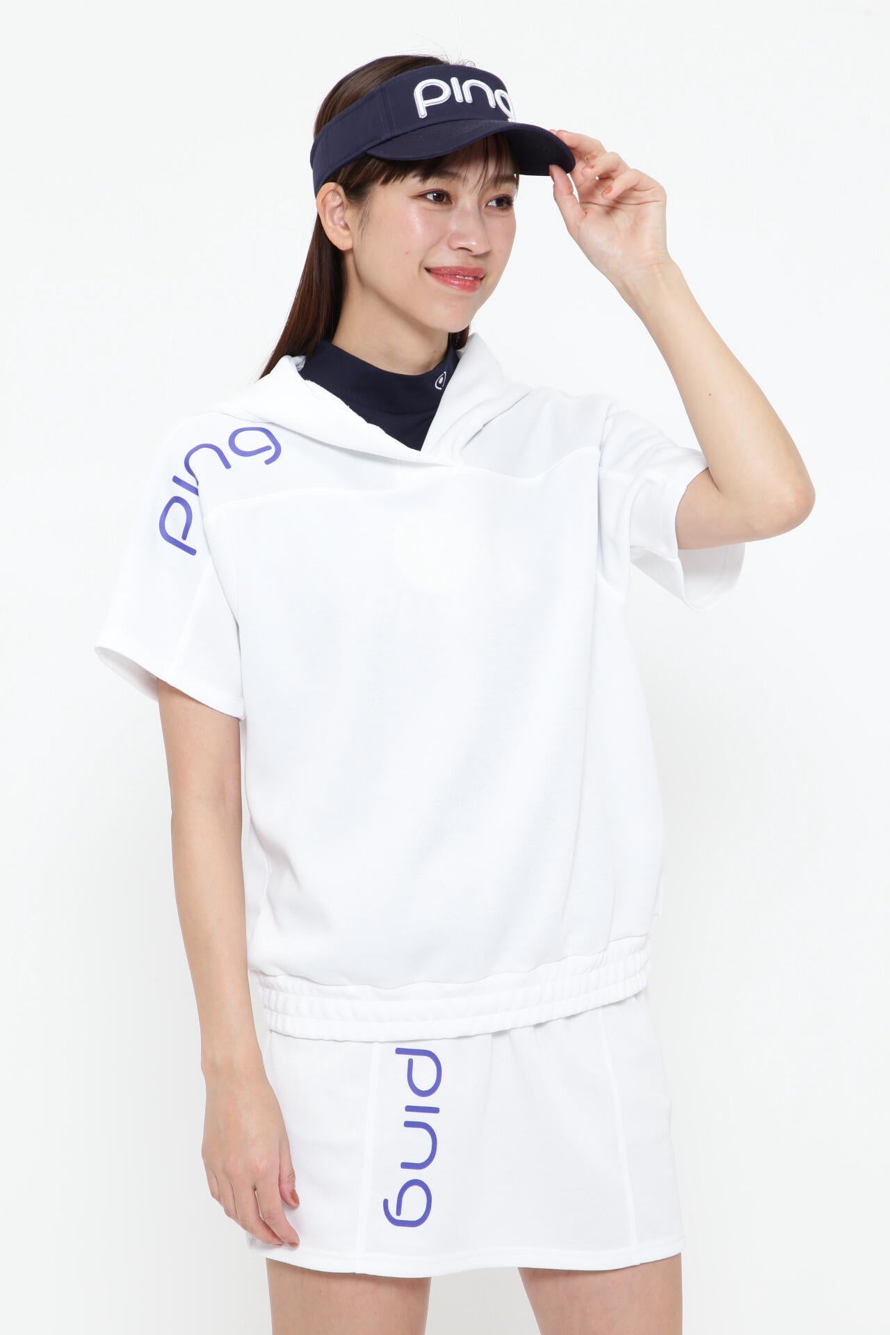 【PING APPAREL】ドライマスターダンボール半袖スウェットフーディ <PRODUCT ADDITION> (LADIES)