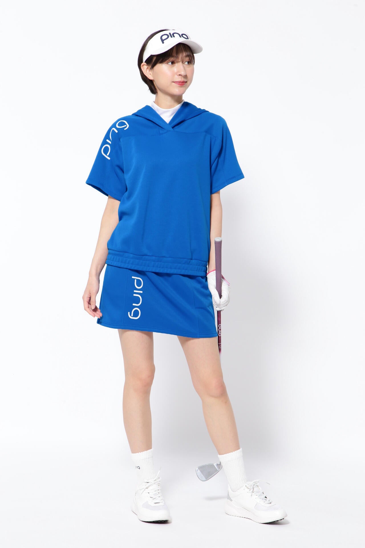 【PING APPAREL】ドライマスターダンボール半袖スウェットフーディ <PRODUCT ADDITION> (LADIES)