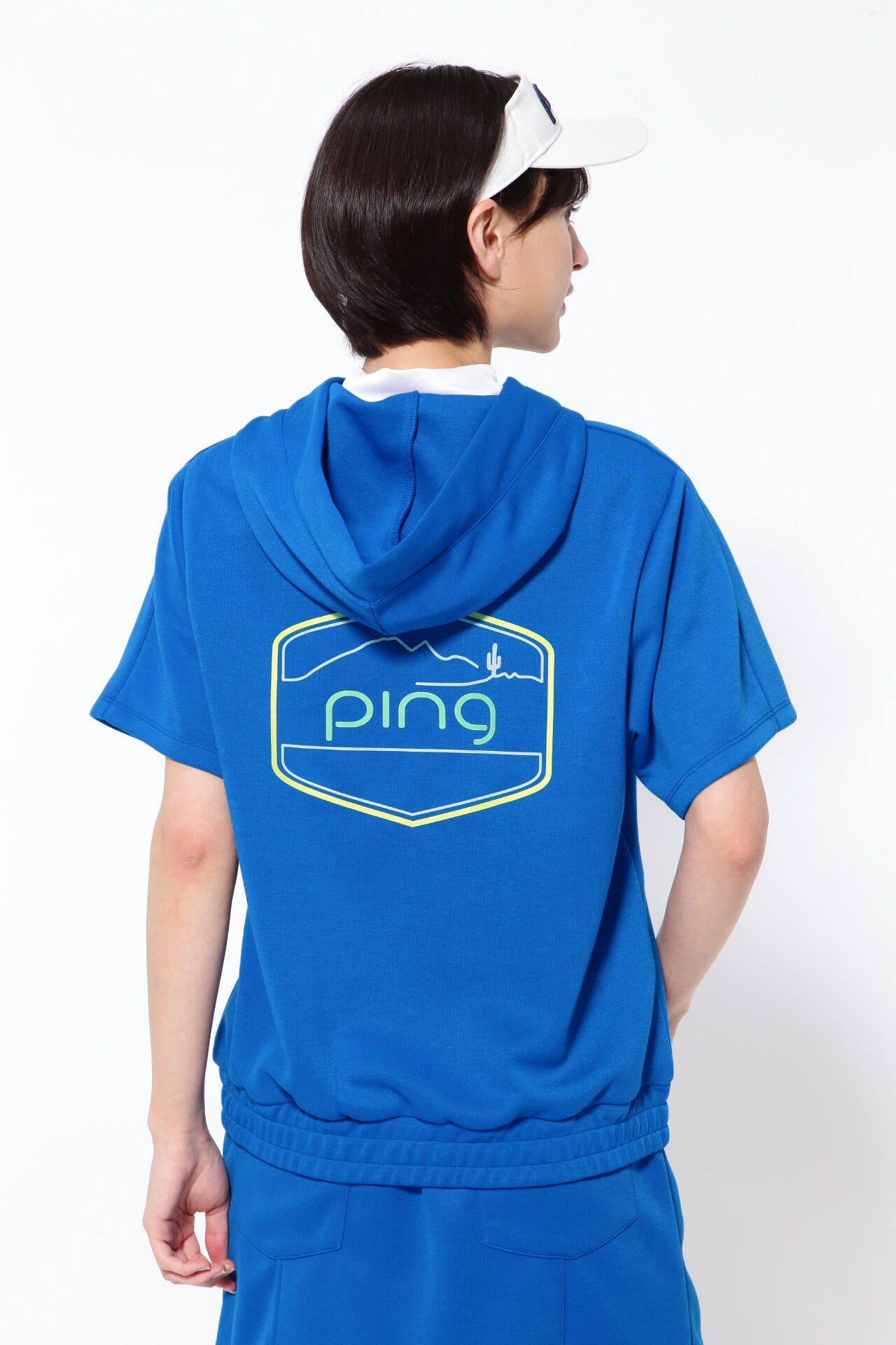 【PING APPAREL】ドライマスターダンボール半袖スウェットフーディ <PRODUCT ADDITION> (LADIES)