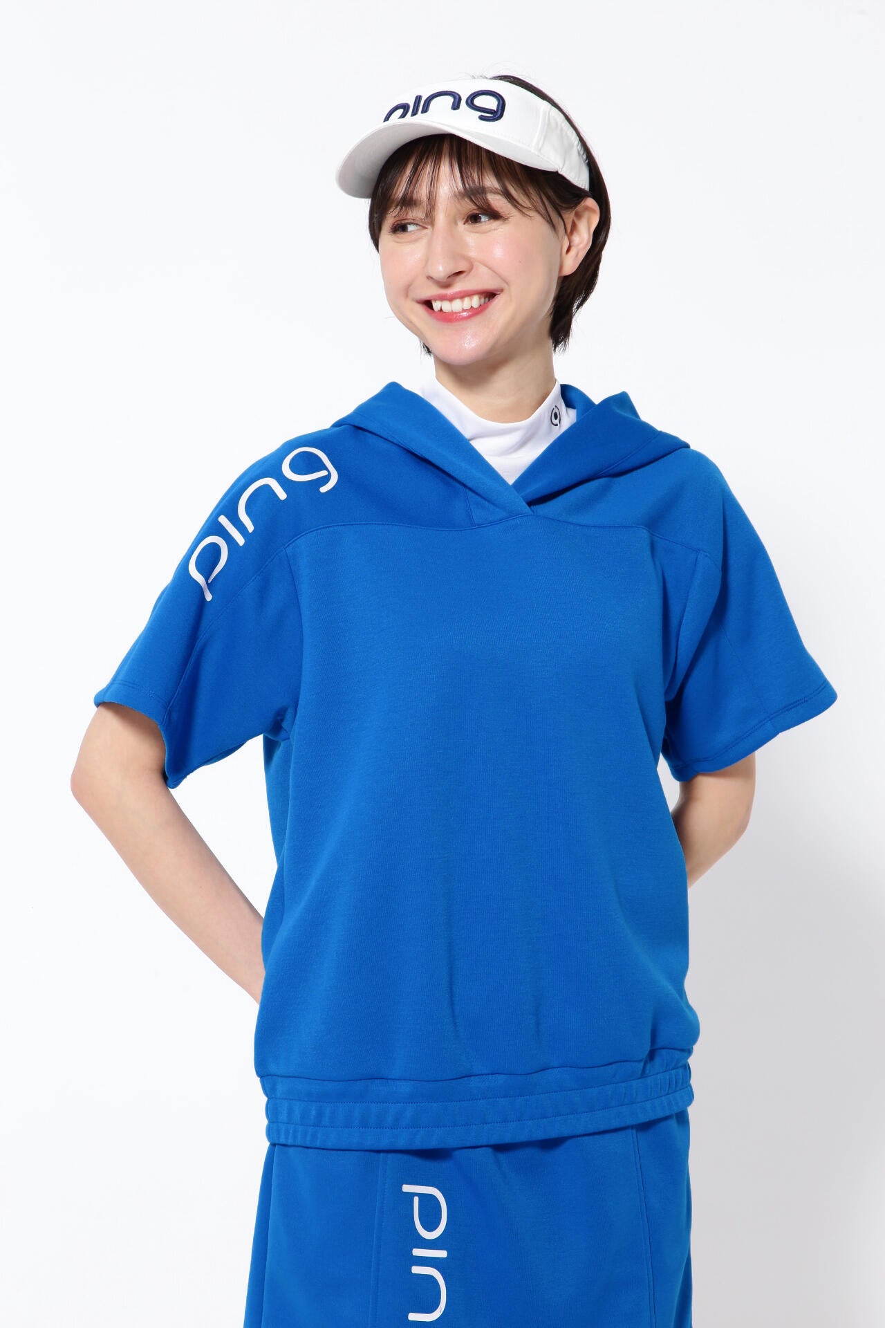 【PING APPAREL】ドライマスターダンボール半袖スウェットフーディ <PRODUCT ADDITION> (LADIES)
