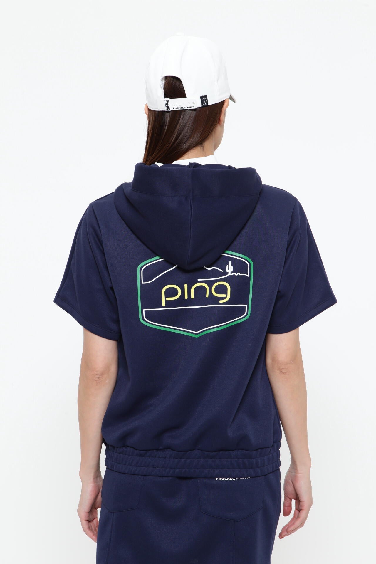 【PING APPAREL】ドライマスターダンボール半袖スウェットフーディ <PRODUCT ADDITION> (LADIES)