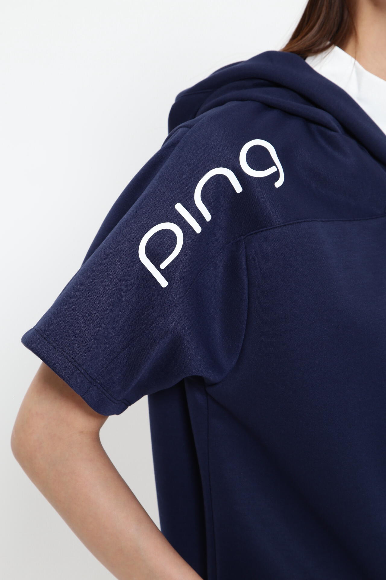 【PING APPAREL】ドライマスターダンボール半袖スウェットフーディ <PRODUCT ADDITION> (LADIES)