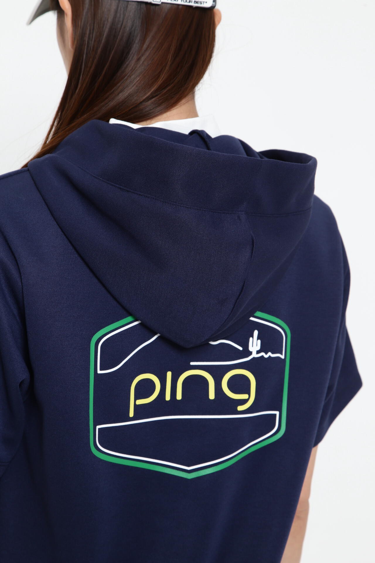 【PING APPAREL】ドライマスターダンボール半袖スウェットフーディ <PRODUCT ADDITION> (LADIES)