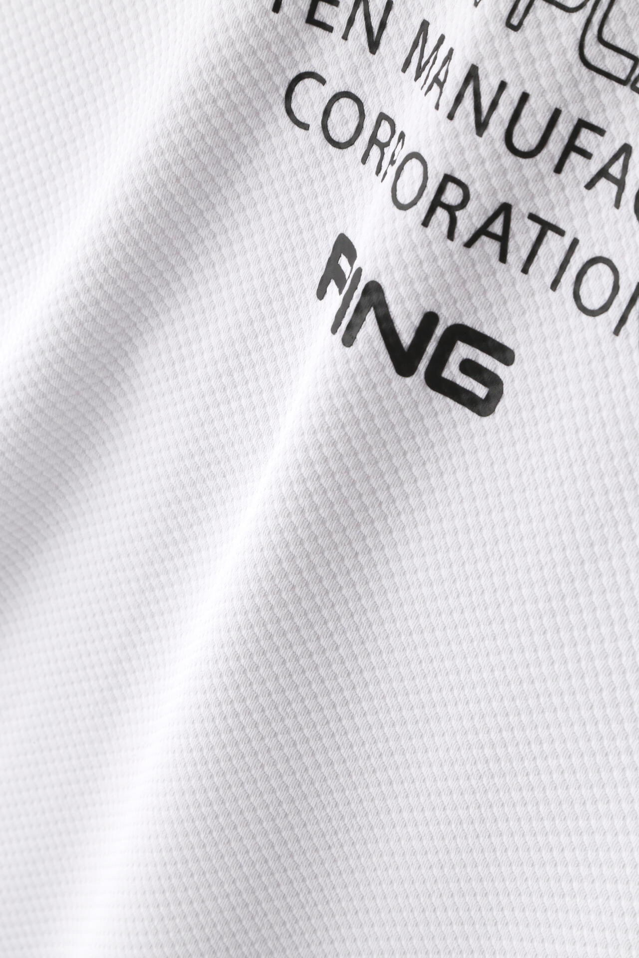 【PING APPAREL】ダイア柄ストレッチメッシュ 半袖ハイネックカットソー <PERFORMANCE> (LADIES)