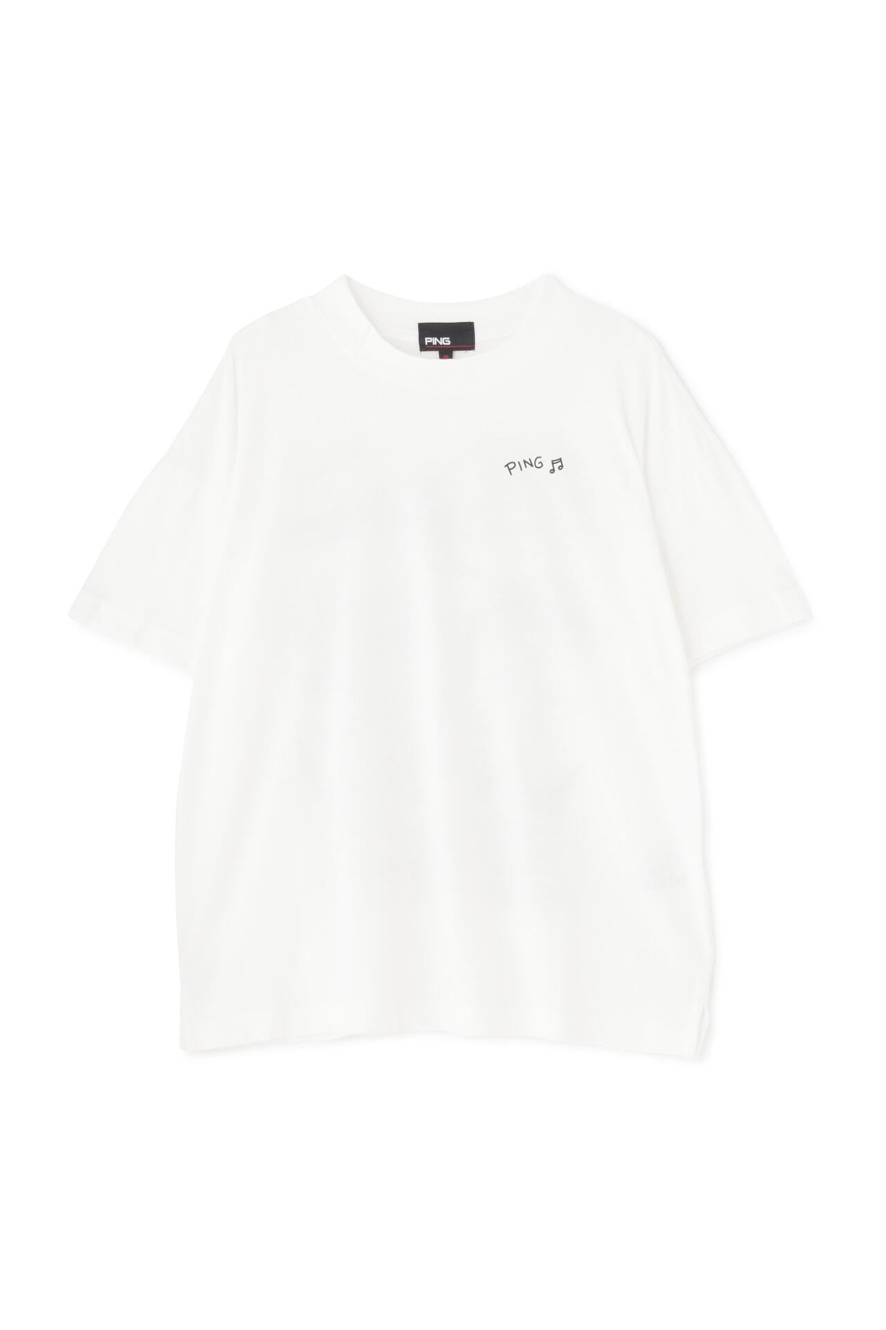 【PING APPAREL】綿ポリエステル天竺 ビッグシルエット 10色 半袖ハイネックカットソー <NATIVE> (LADIES)