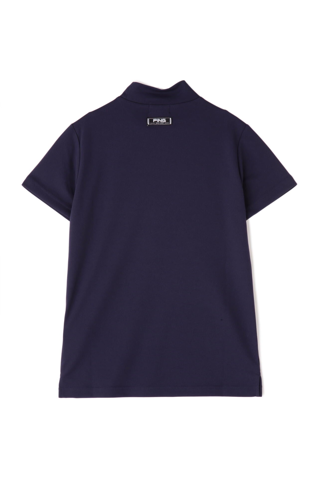 【PING APPAREL】ポリエステルカノコ 10色 半袖ハイネックカットソー <NATIVE> (LADIES)