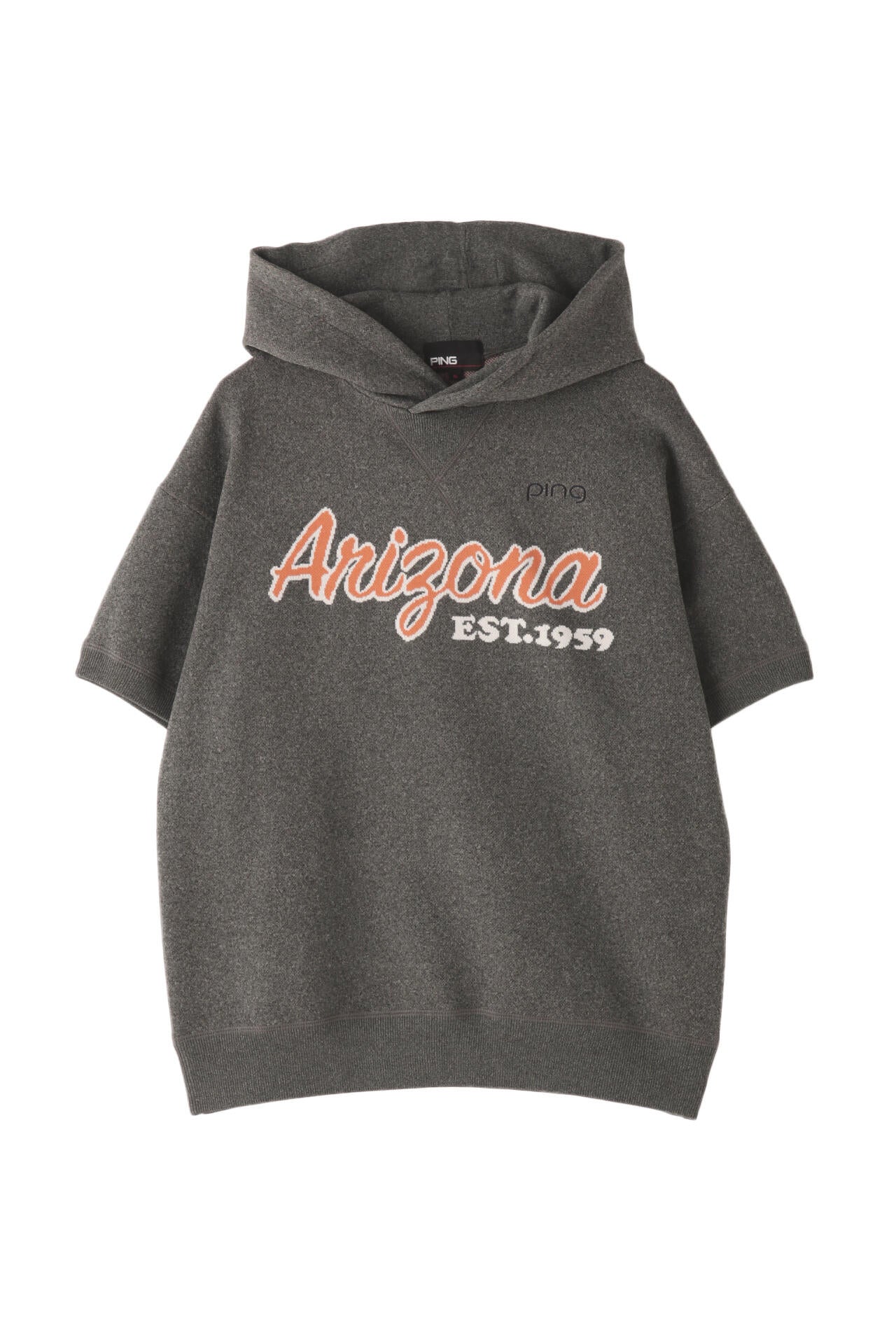 【PING APPAREL】アリゾナ半袖ニットフーディプルオーバー <NATIVE> (LADIES)