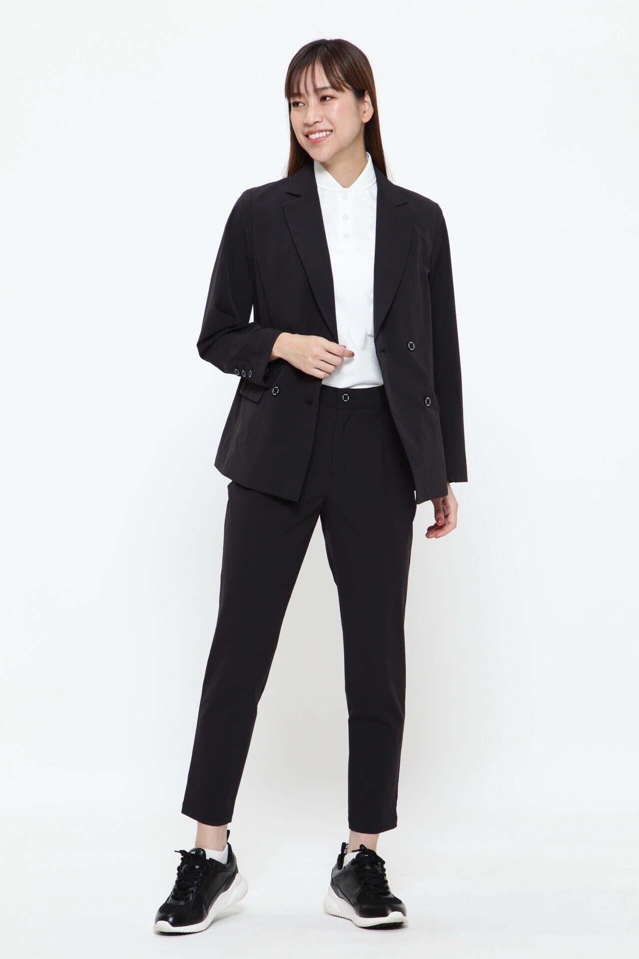 【PING APPAREL】ホールガーメントニットポロシャツ <GOLD> (LADIES)