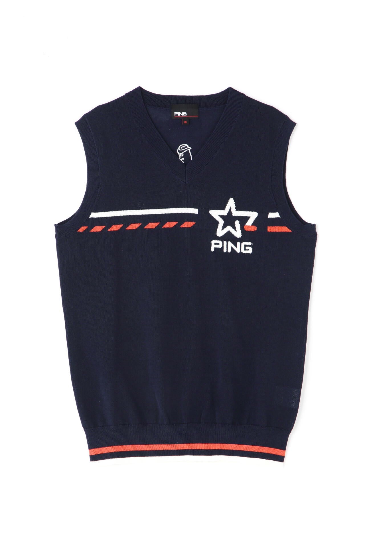 【PING APPAREL】AZジャガードVネックニットベスト <NATIVE> (LADIES)