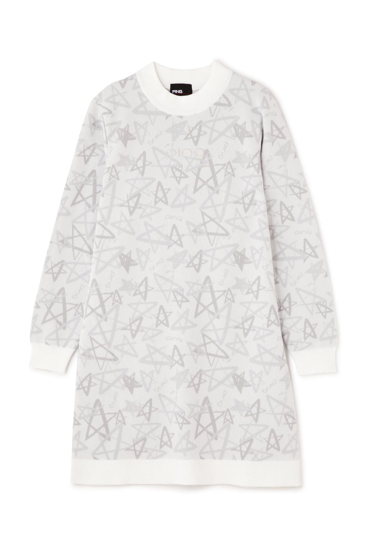 【PING APPAREL】ジャカードニットワンピース <NATIVE> (LADIES)