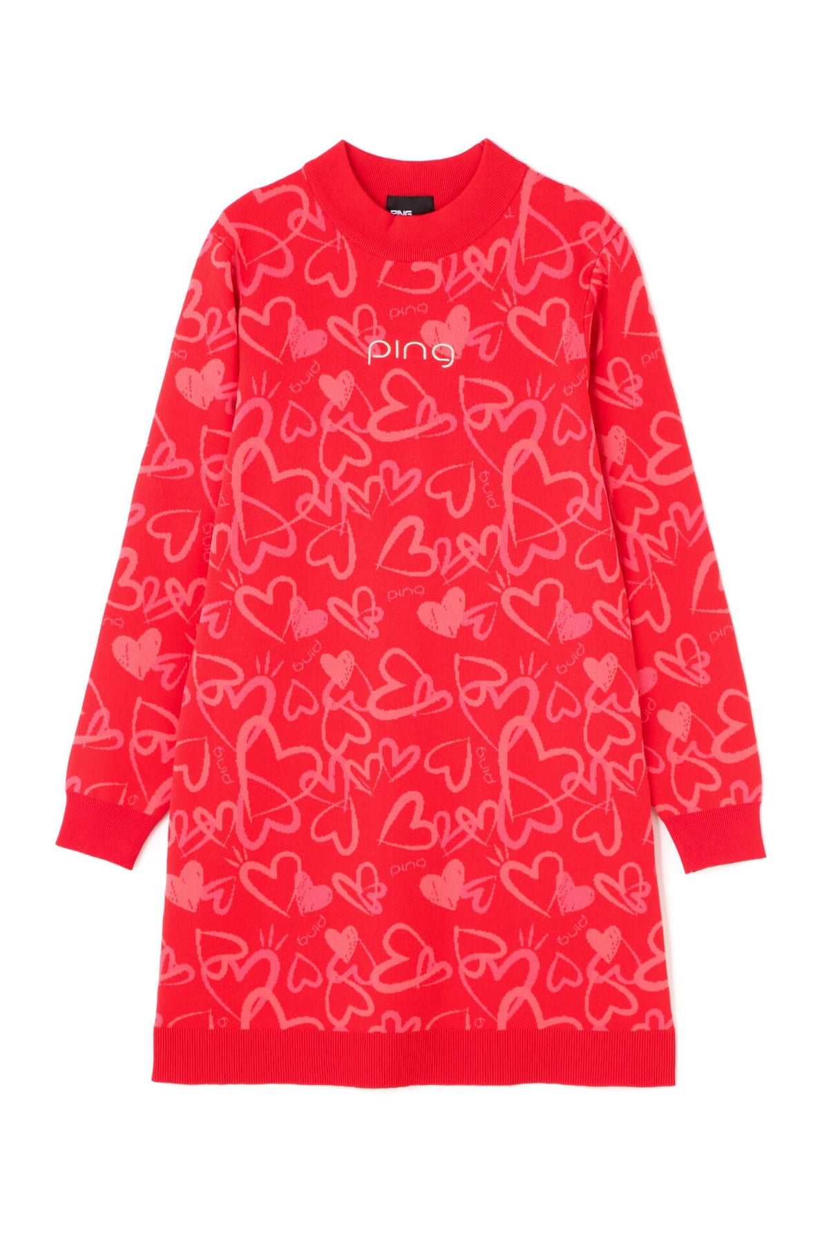 【PING APPAREL】ジャカードニットワンピース <NATIVE> (LADIES)