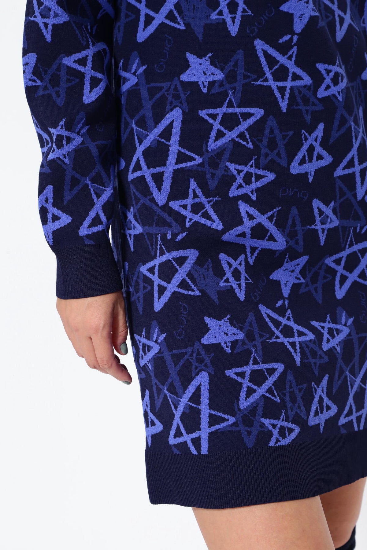 【PING APPAREL】ジャカードニットワンピース <NATIVE> (LADIES)