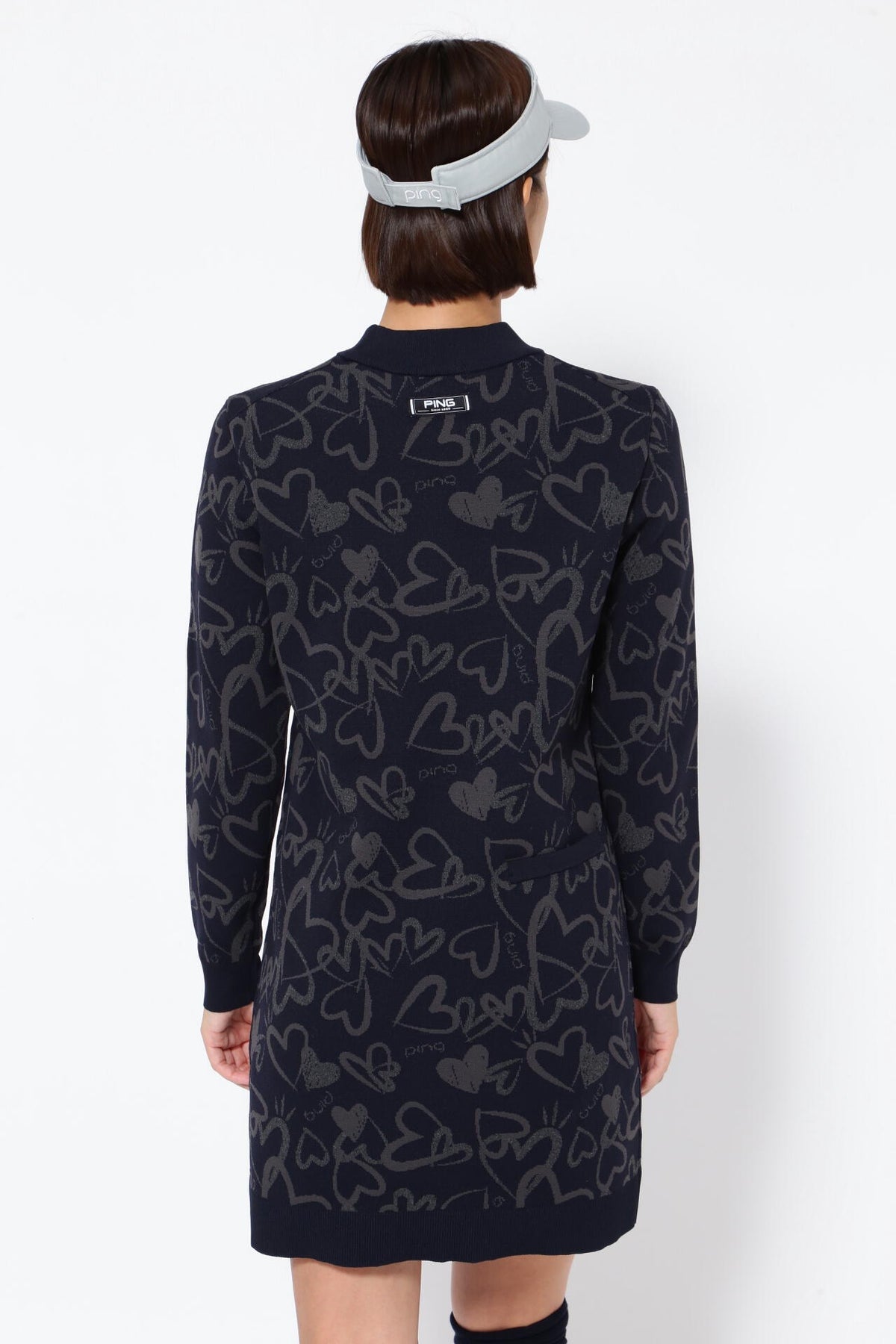 【PING APPAREL】ジャカードニットワンピース <NATIVE> (LADIES)