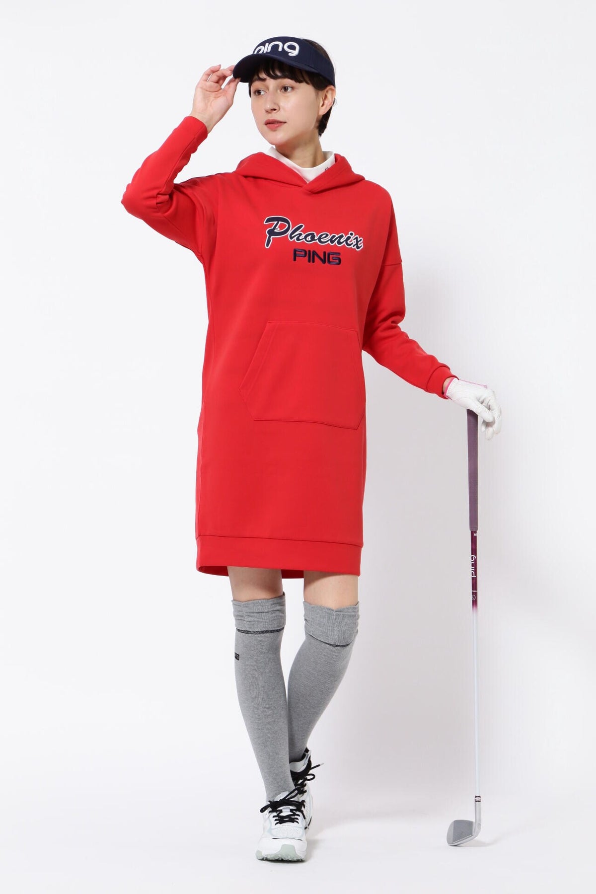 【PING APPAREL】フーディーワンピース <NATIVE> (LADIES)