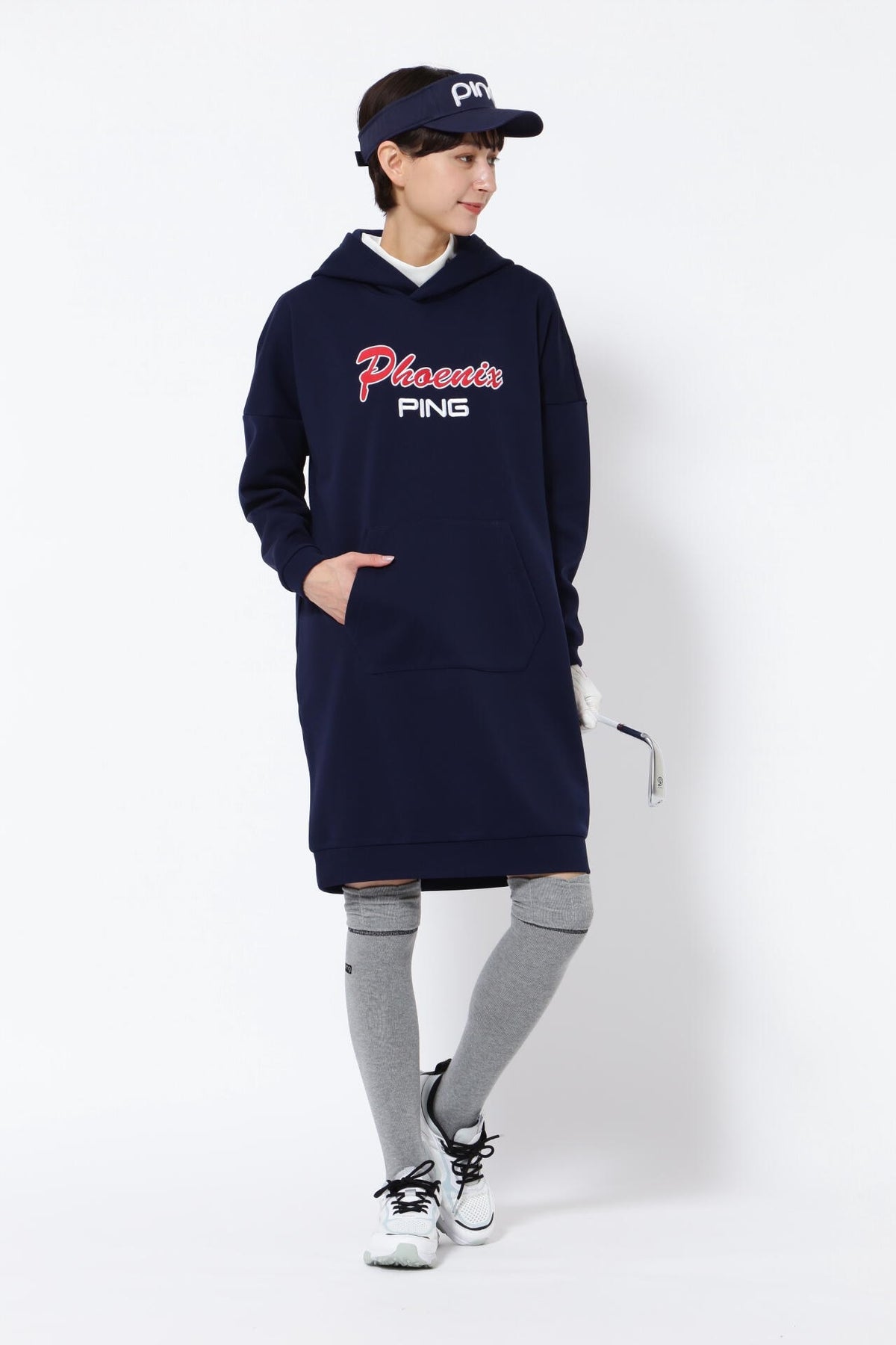 【PING APPAREL】フーディーワンピース <NATIVE> (LADIES)