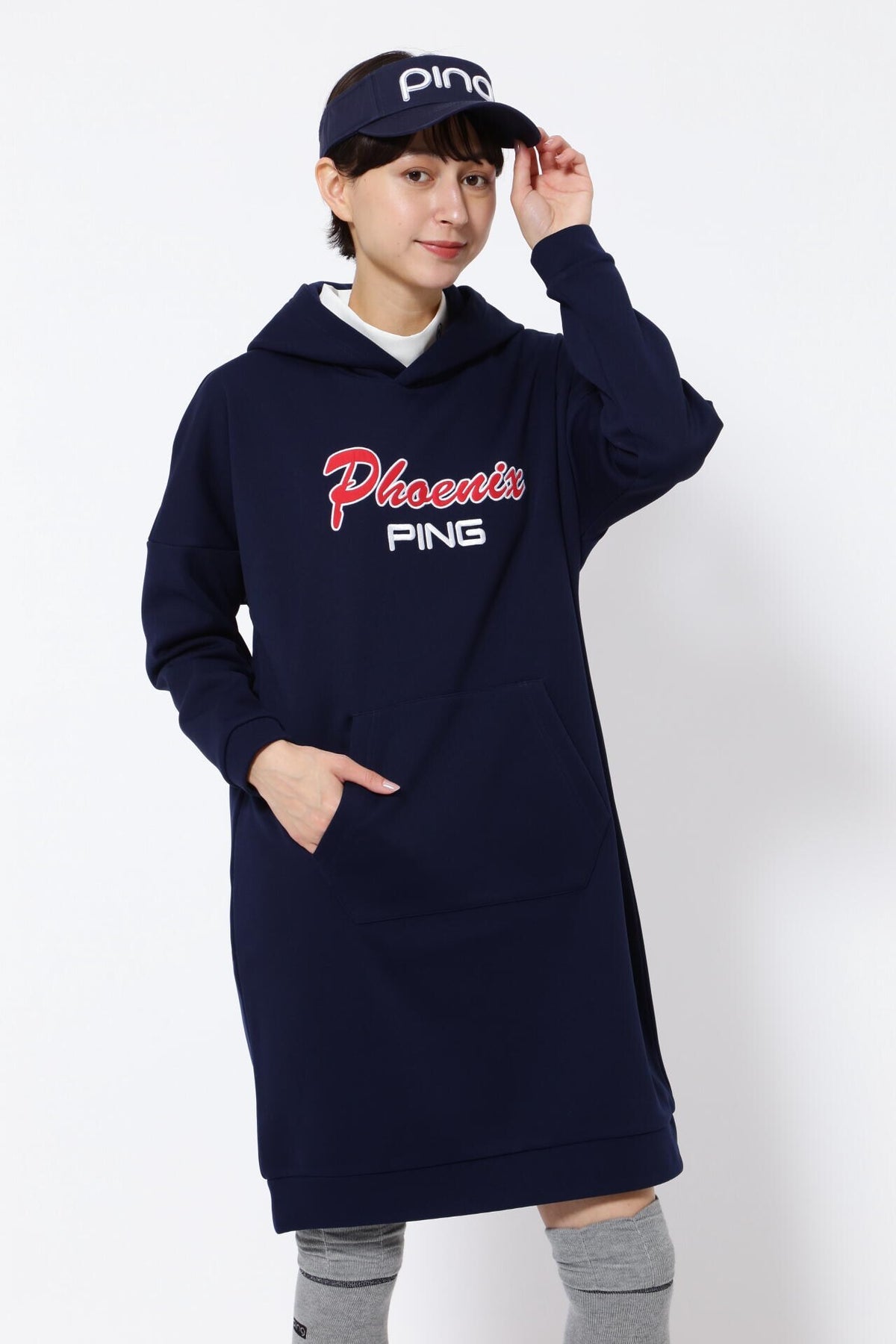 【PING APPAREL】フーディーワンピース <NATIVE> (LADIES)