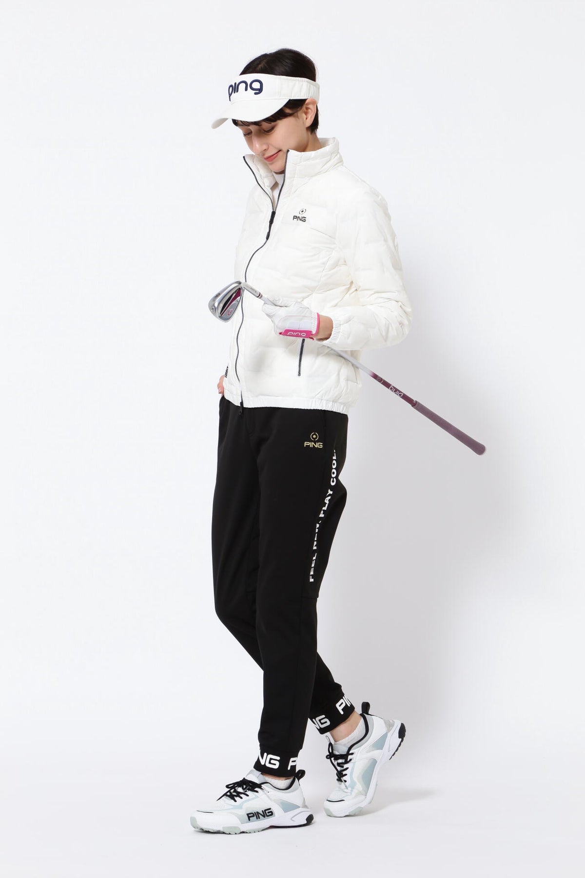 【PING APPAREL】ジョガーパンツ <GOLD> (LADIES)