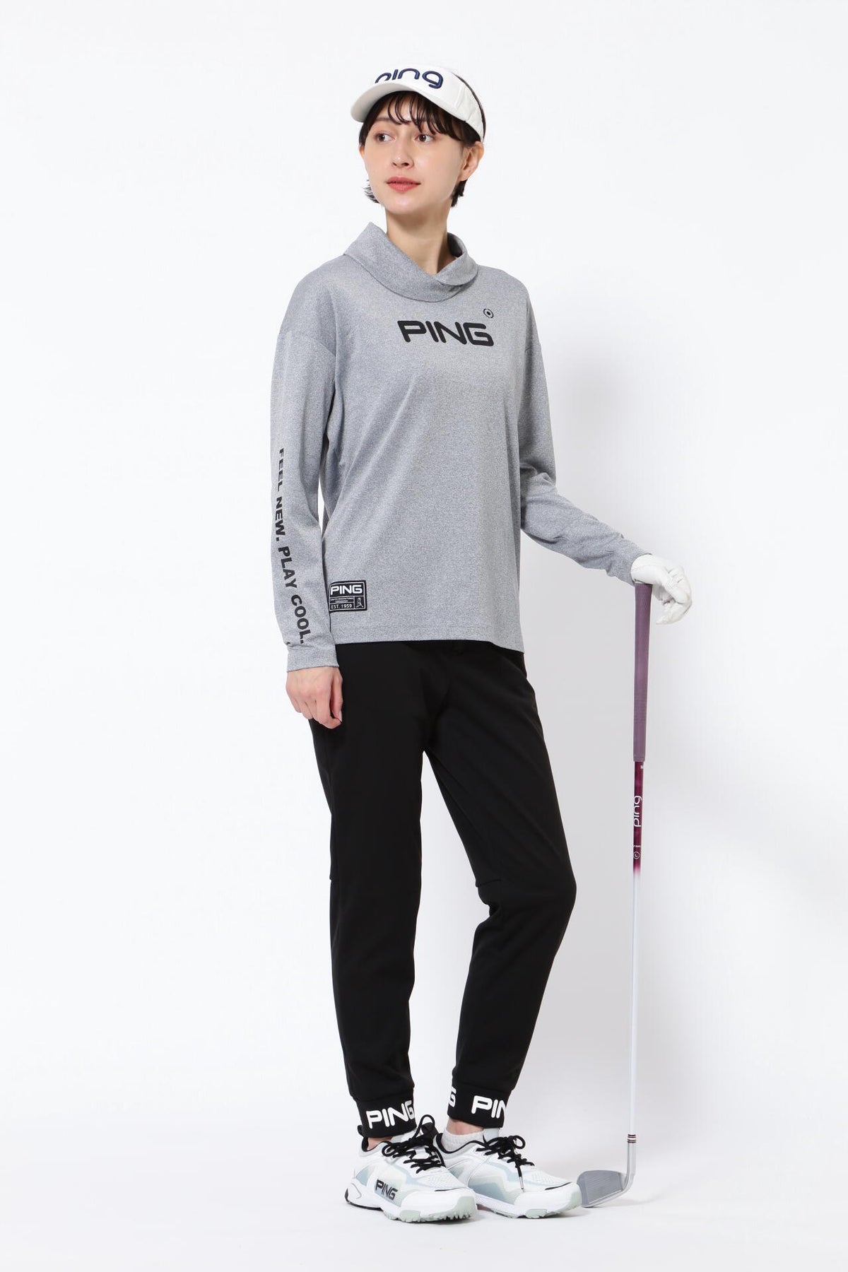 【PING APPAREL】ジョガーパンツ <GOLD> (LADIES)