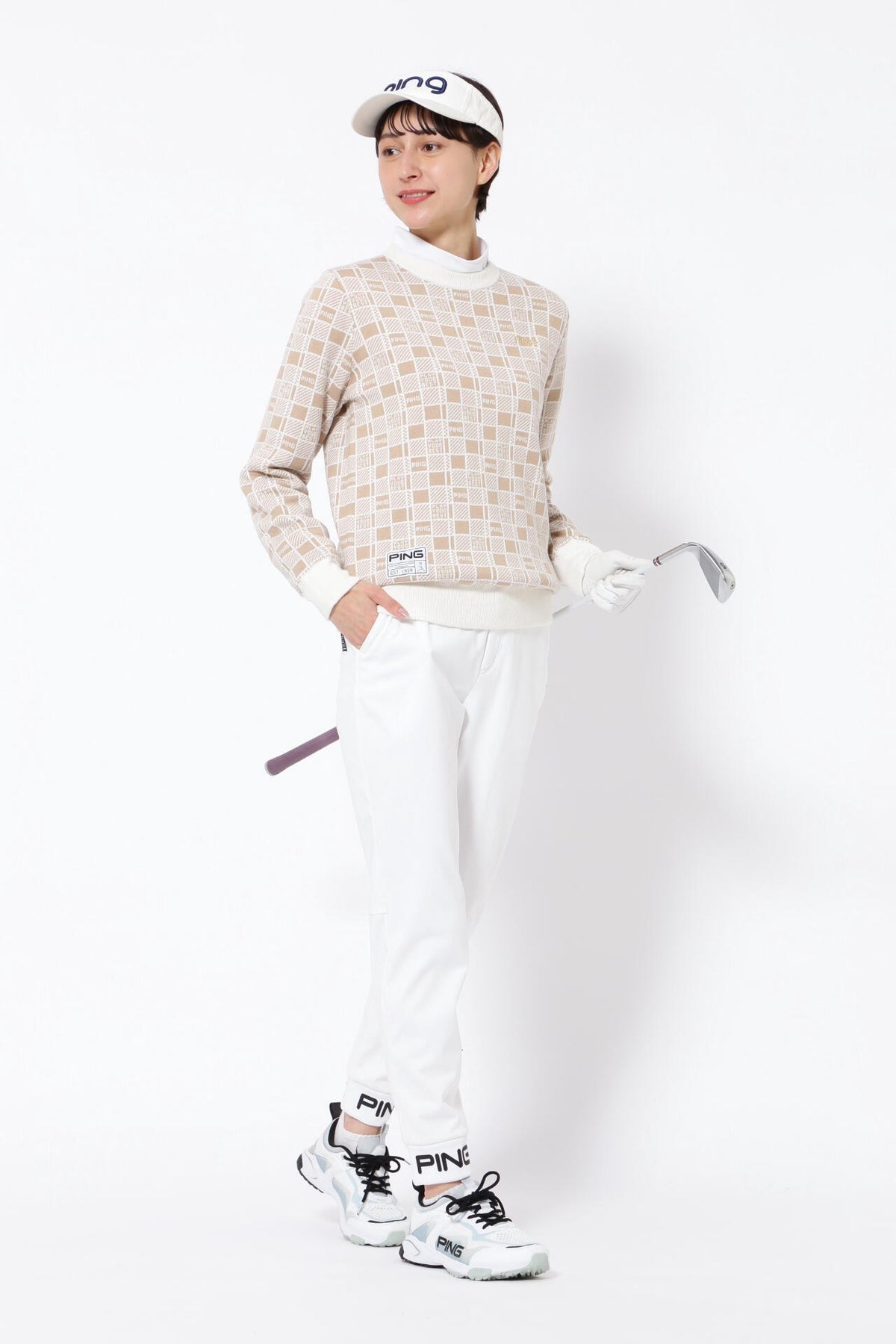 【PING APPAREL】ジョガーパンツ <GOLD> (LADIES)