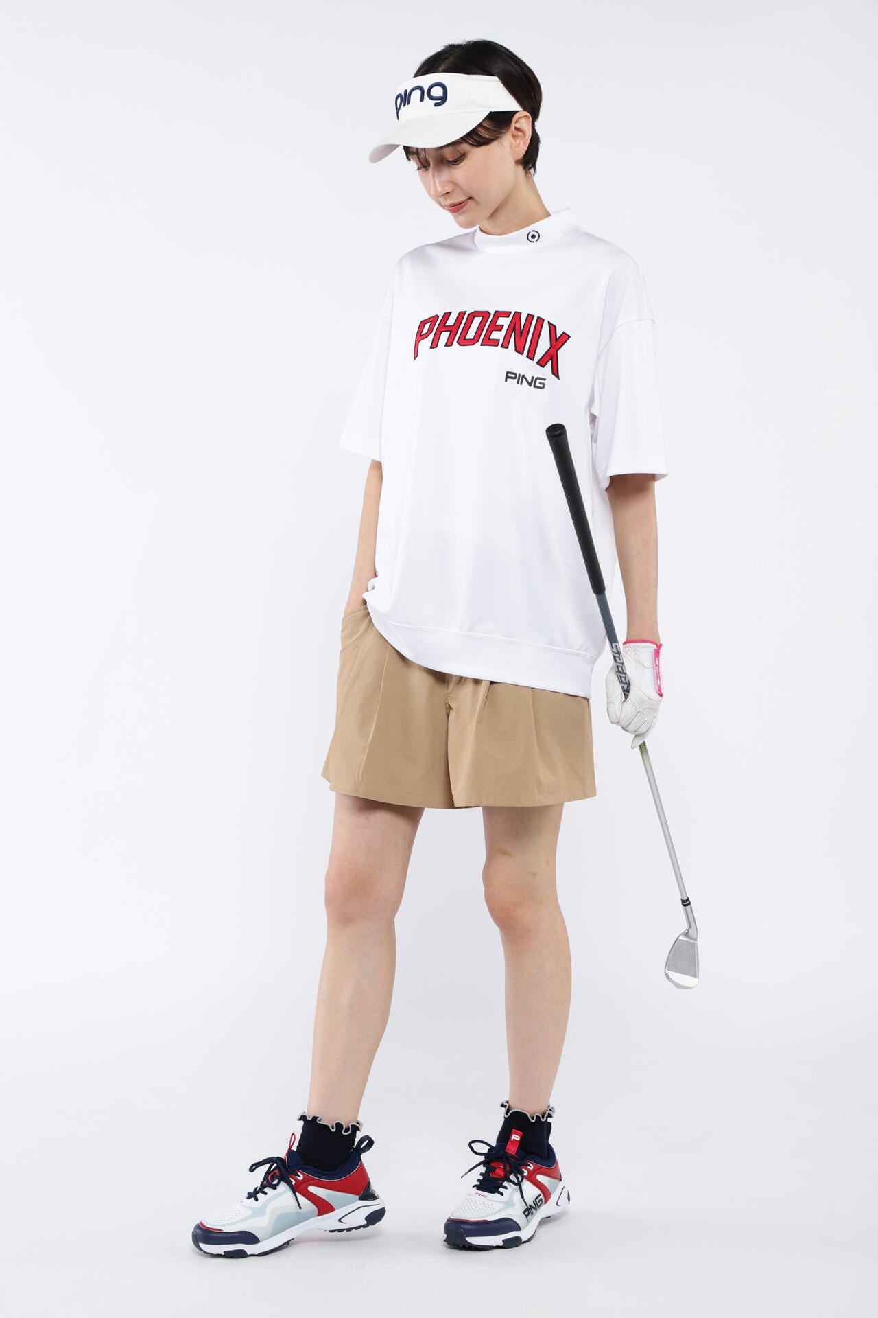 【PING APPAREL】2WAYストレッチ リップストップショートパンツ <LADIES LINE> (LADIES)