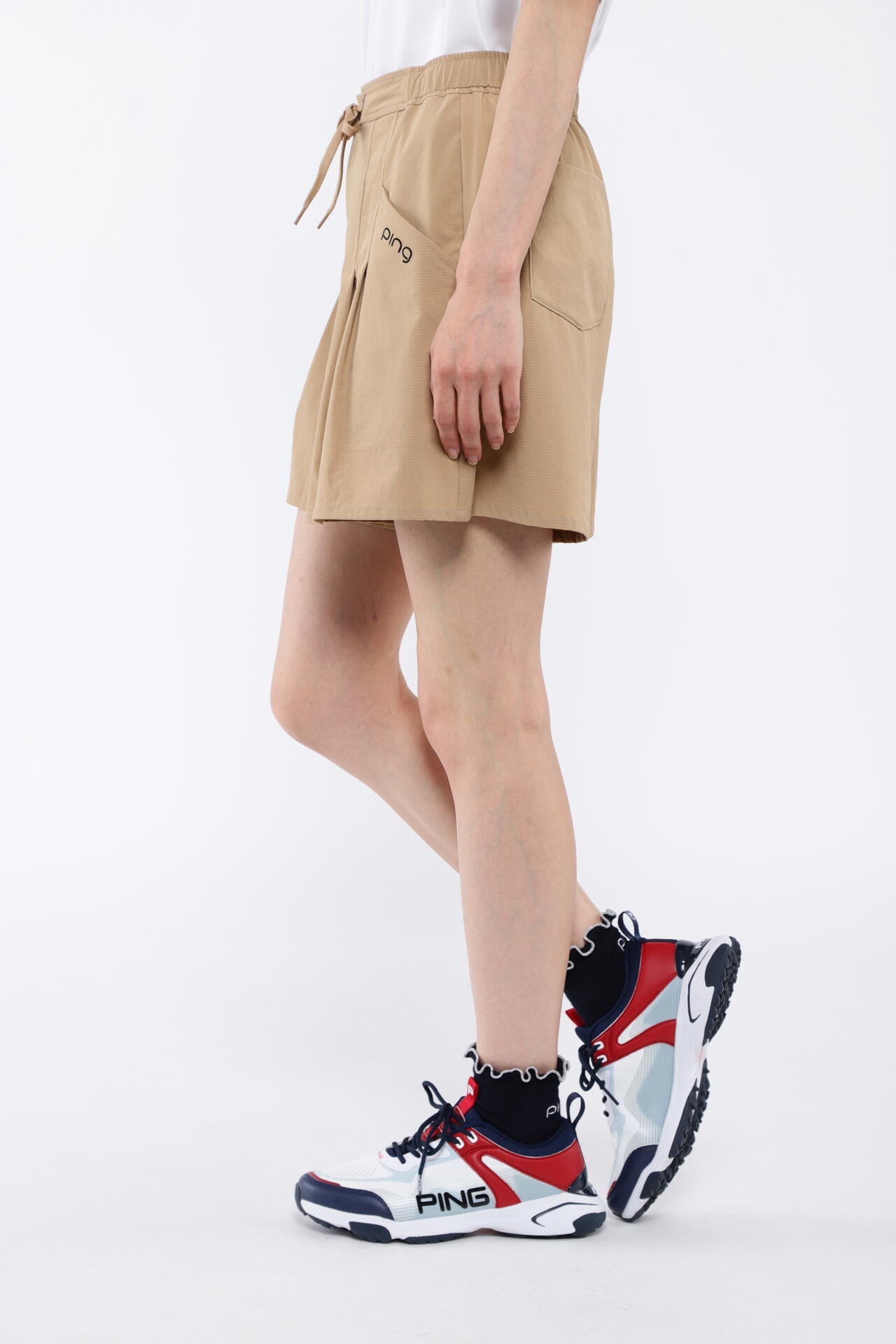 【PING APPAREL】2WAYストレッチ リップストップショートパンツ <LADIES LINE> (LADIES)