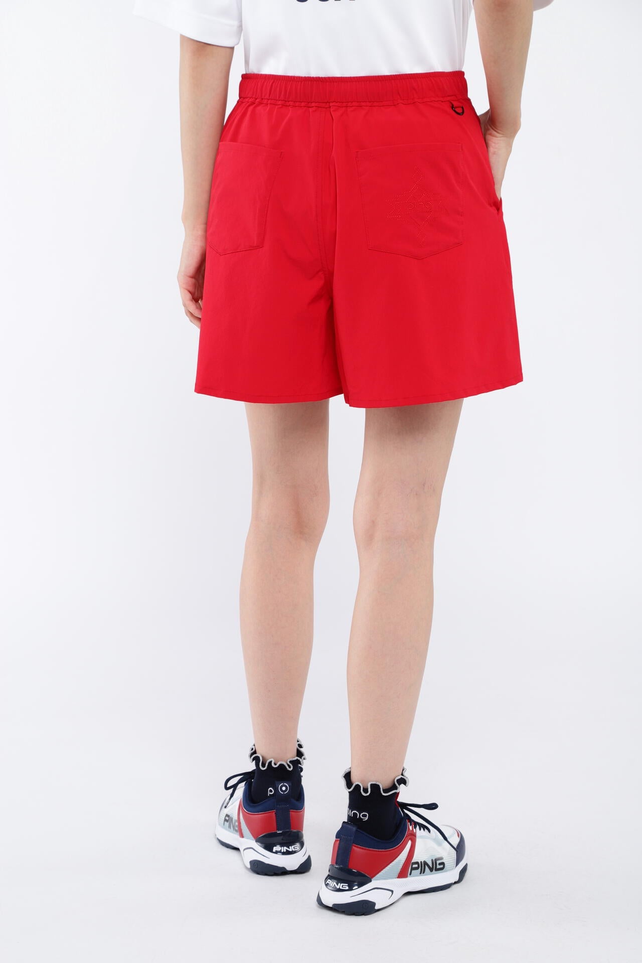 【PING APPAREL】2WAYストレッチ リップストップショートパンツ <LADIES LINE> (LADIES)