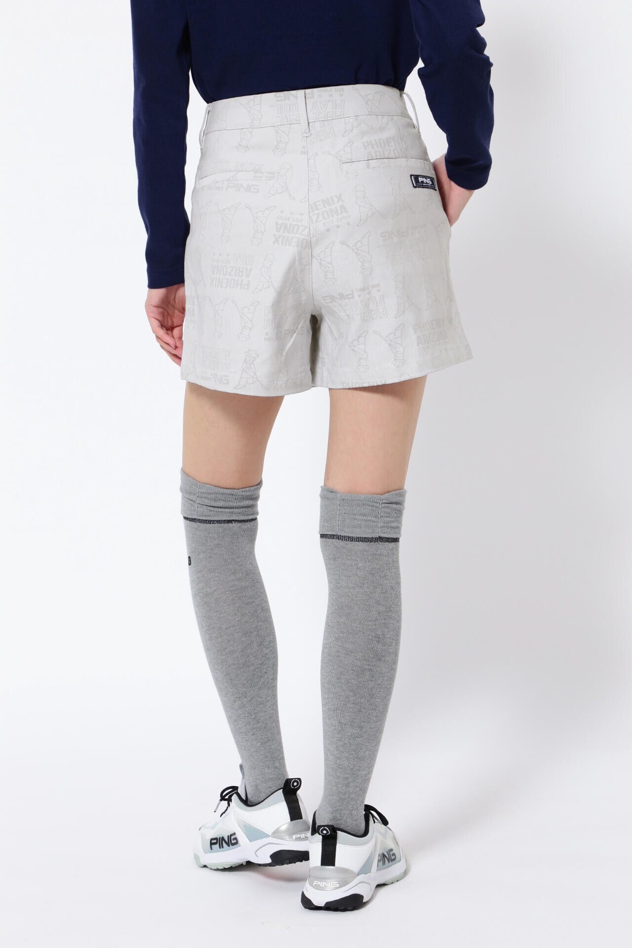 【PING APPAREL】4WAYストレッチジャガードラップショートパンツ <NATIVE> (MENS)