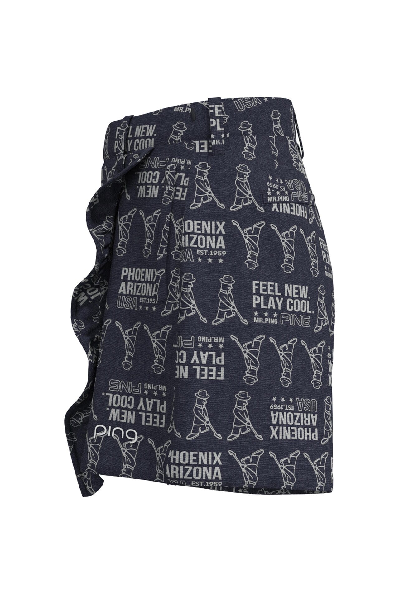 【PING APPAREL】4WAYストレッチジャガードラップショートパンツ <NATIVE> (MENS)