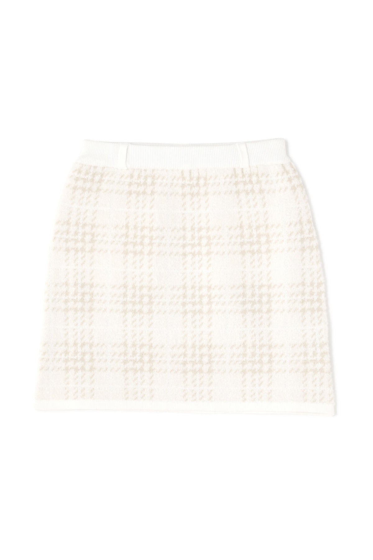 【PING APPAREL】ブークレチェック柄 ジャカードニットスカート <NATIVE> (LADIES)