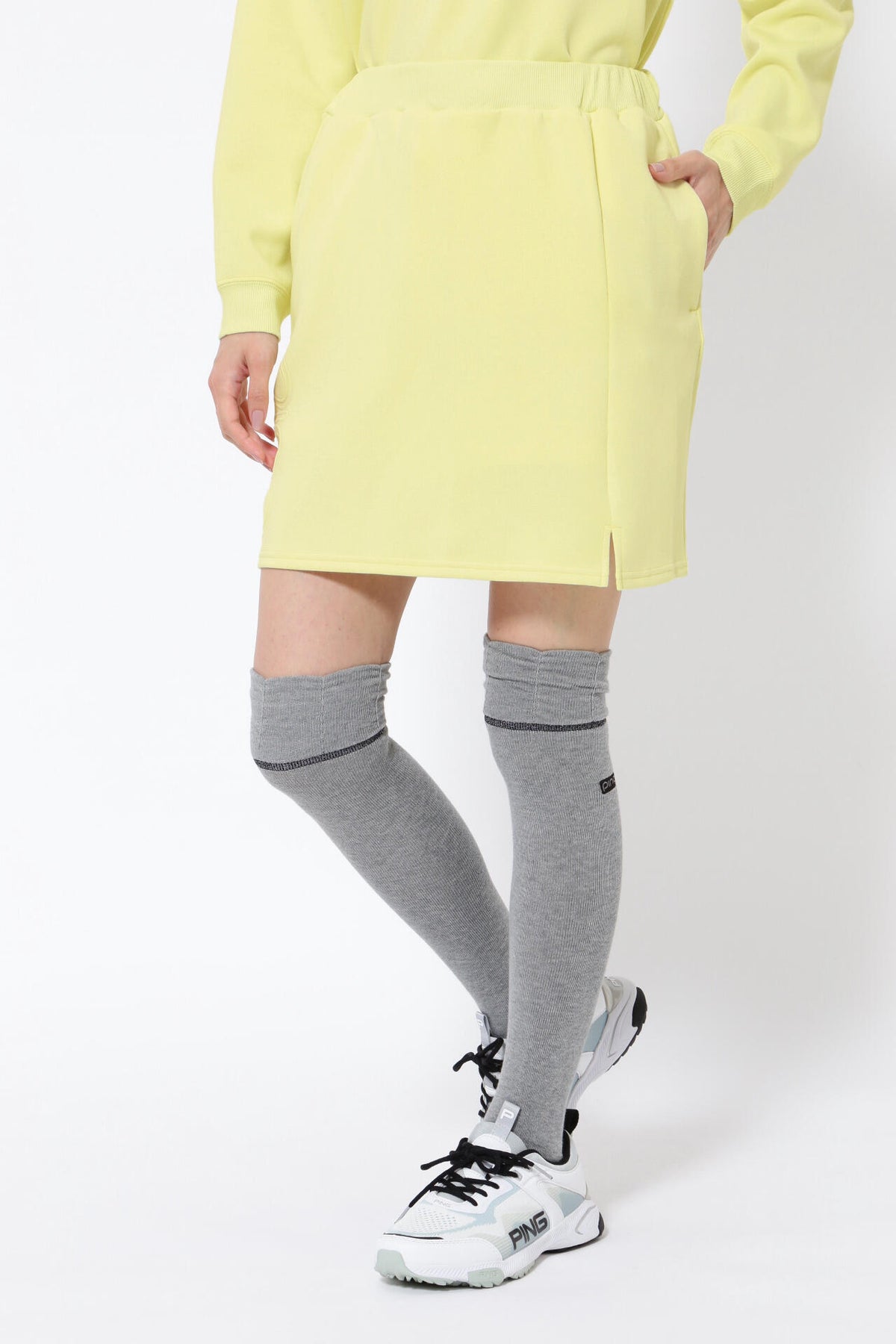 【PING APPAREL】ダンボールニットスカート <LADIES LINE> (LADIES)