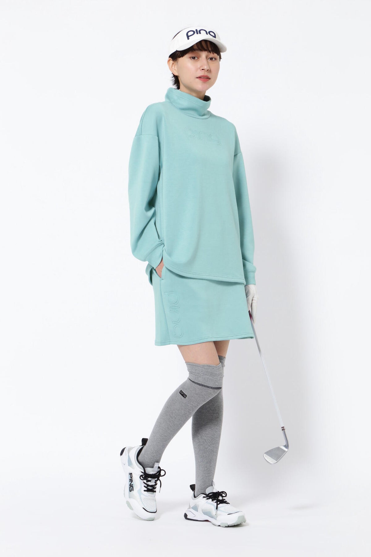 【PING APPAREL】ダンボールニットスカート <LADIES LINE> (LADIES)