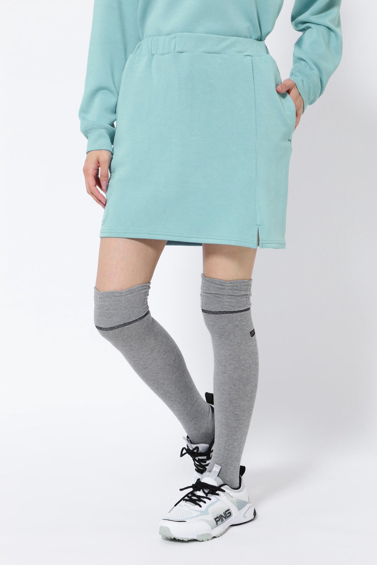 【PING APPAREL】ダンボールニットスカート <LADIES LINE> (LADIES)