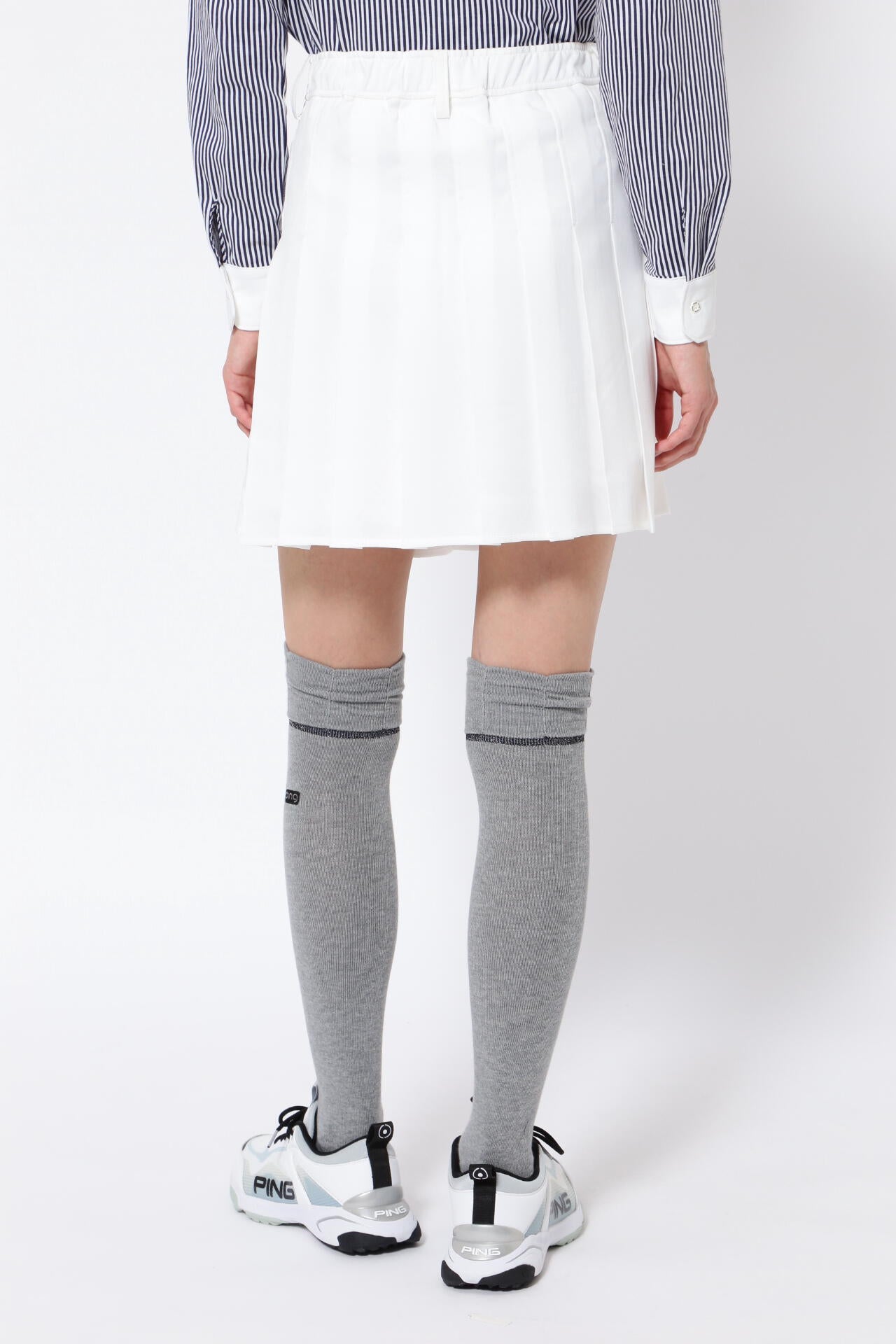 【PING APPAREL】ポリエステルツイルプリーツスカート <LADIES LINE> (LADIES)
