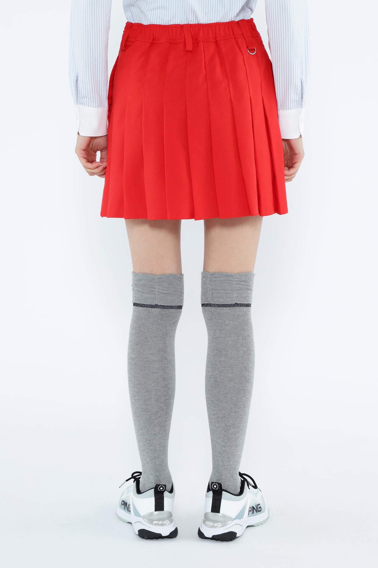 【PING APPAREL】ポリエステルツイルプリーツスカート <LADIES LINE> (LADIES)