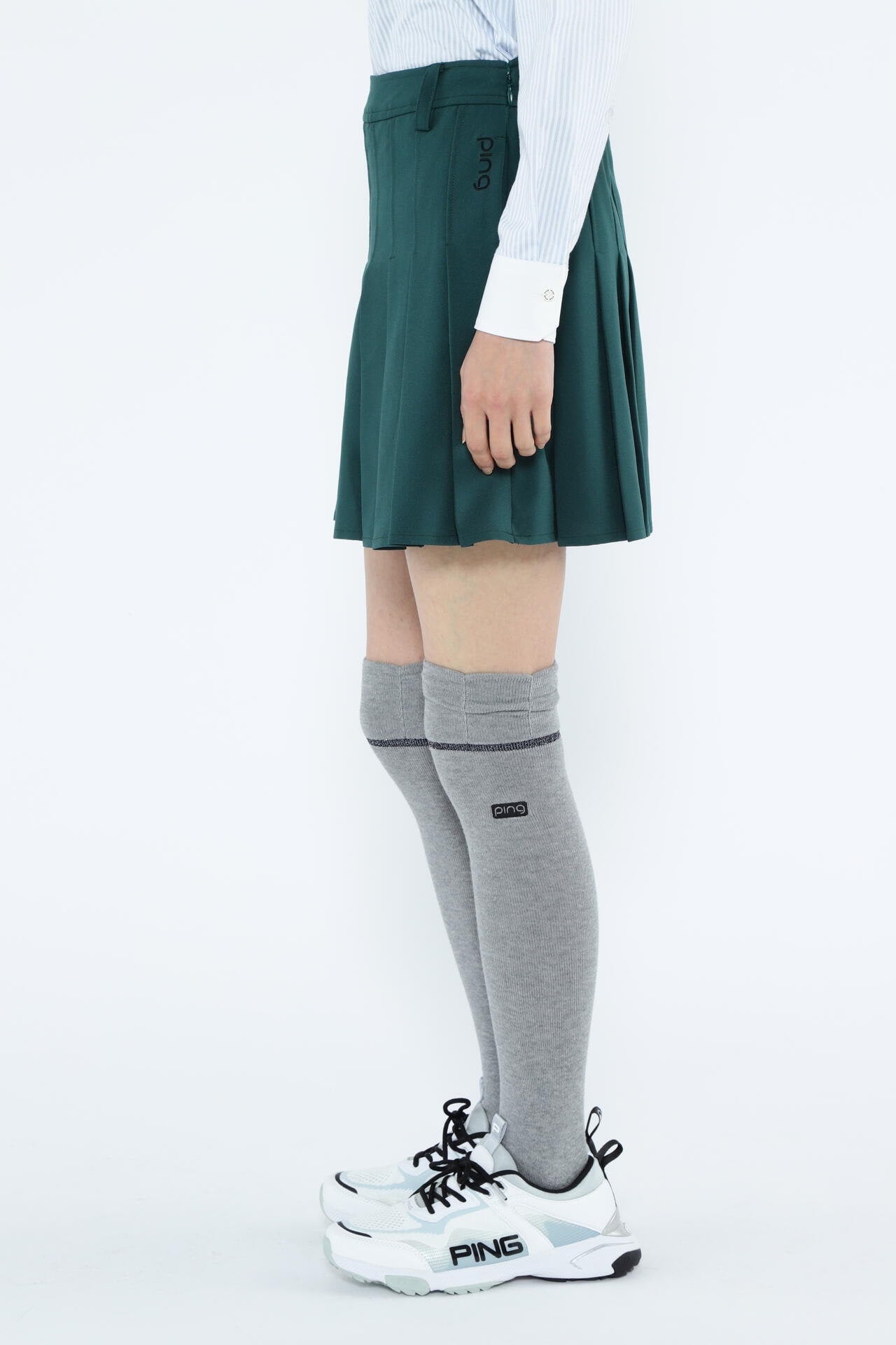 【PING APPAREL】ポリエステルツイルプリーツスカート <LADIES LINE> (LADIES)