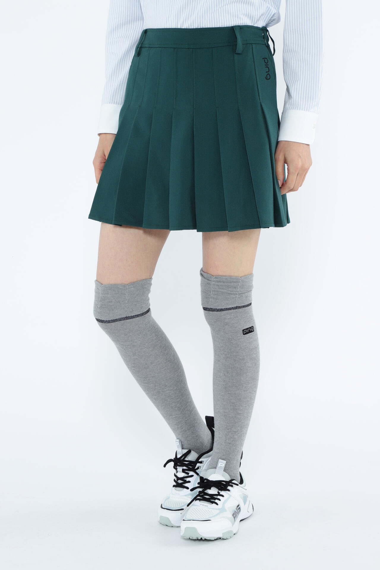 【PING APPAREL】ポリエステルツイルプリーツスカート <LADIES LINE> (LADIES)