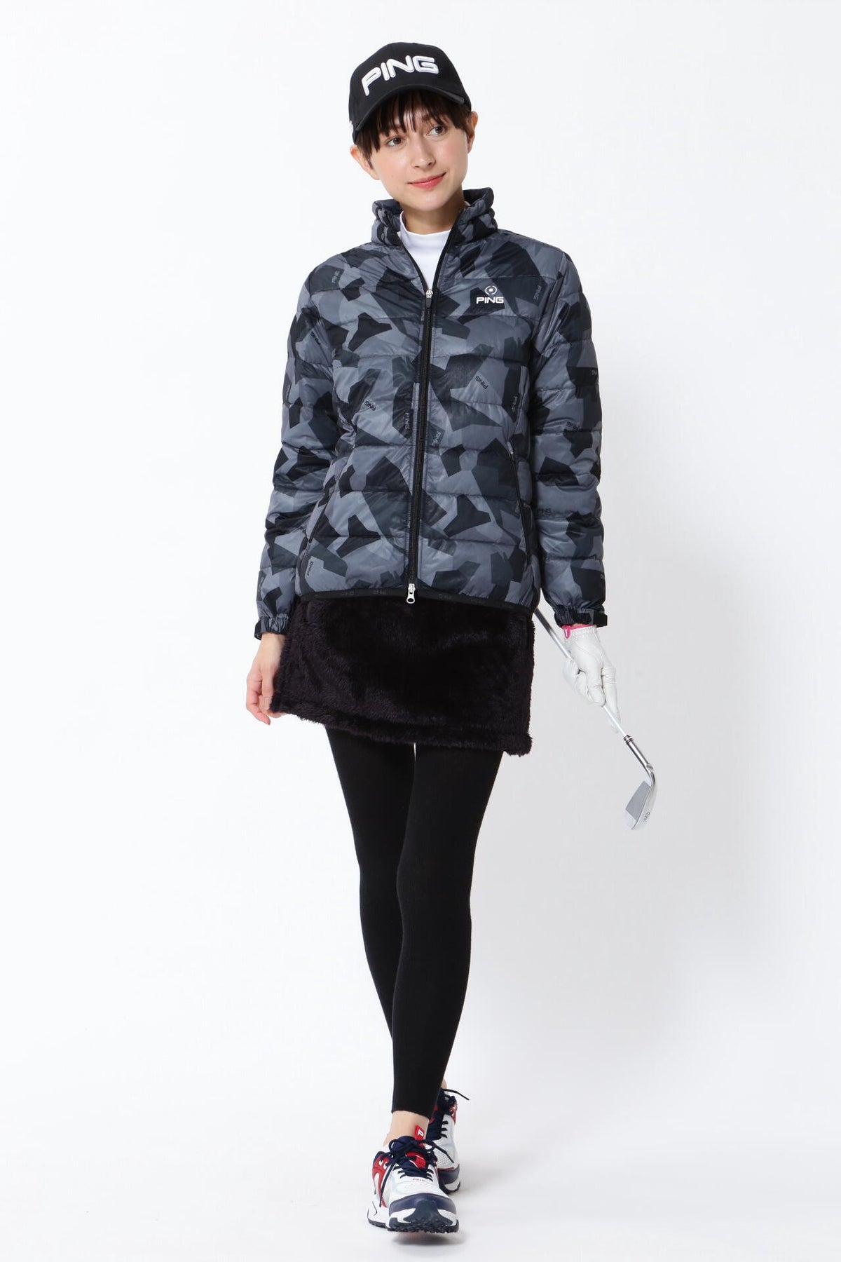 【PING APPAREL】ボアフリーススカート <PERFORMANCE> (LADIES)