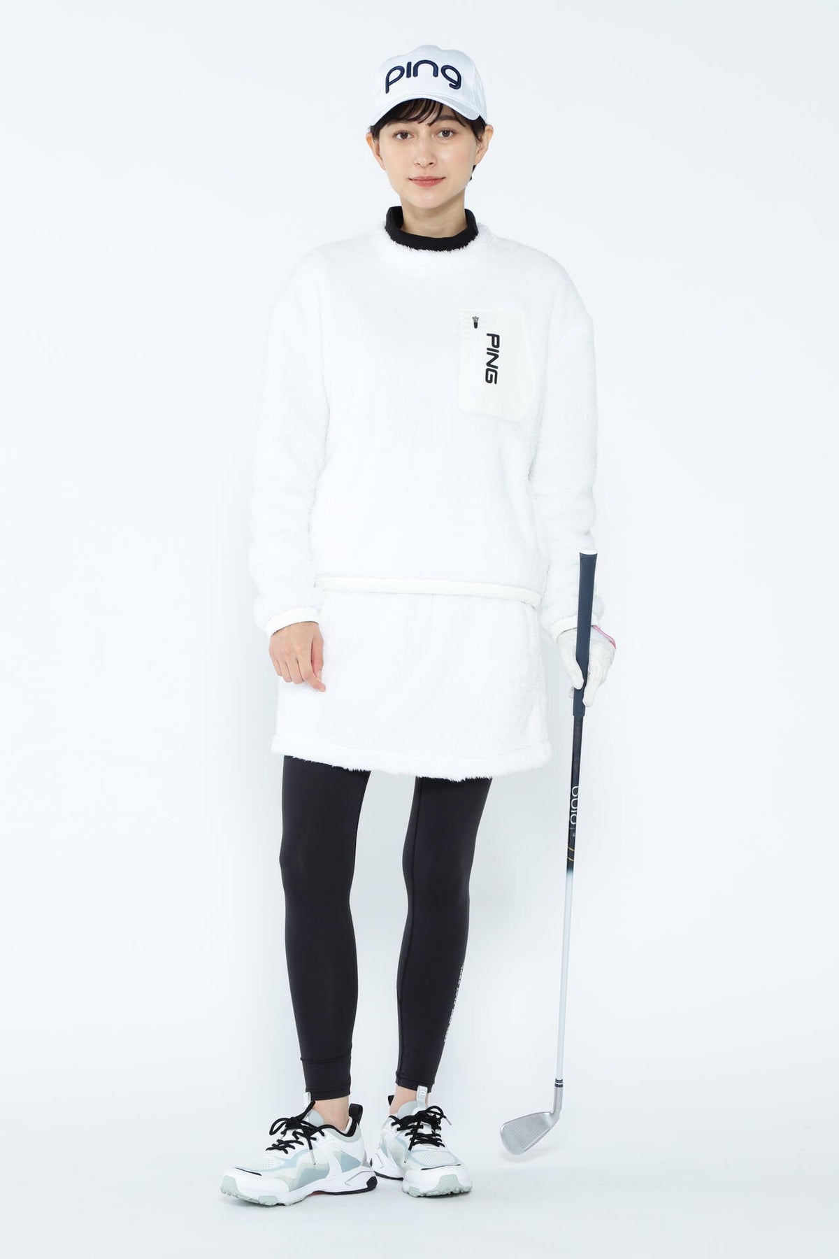 【PING APPAREL】ボアフリーススカート <PERFORMANCE> (LADIES)