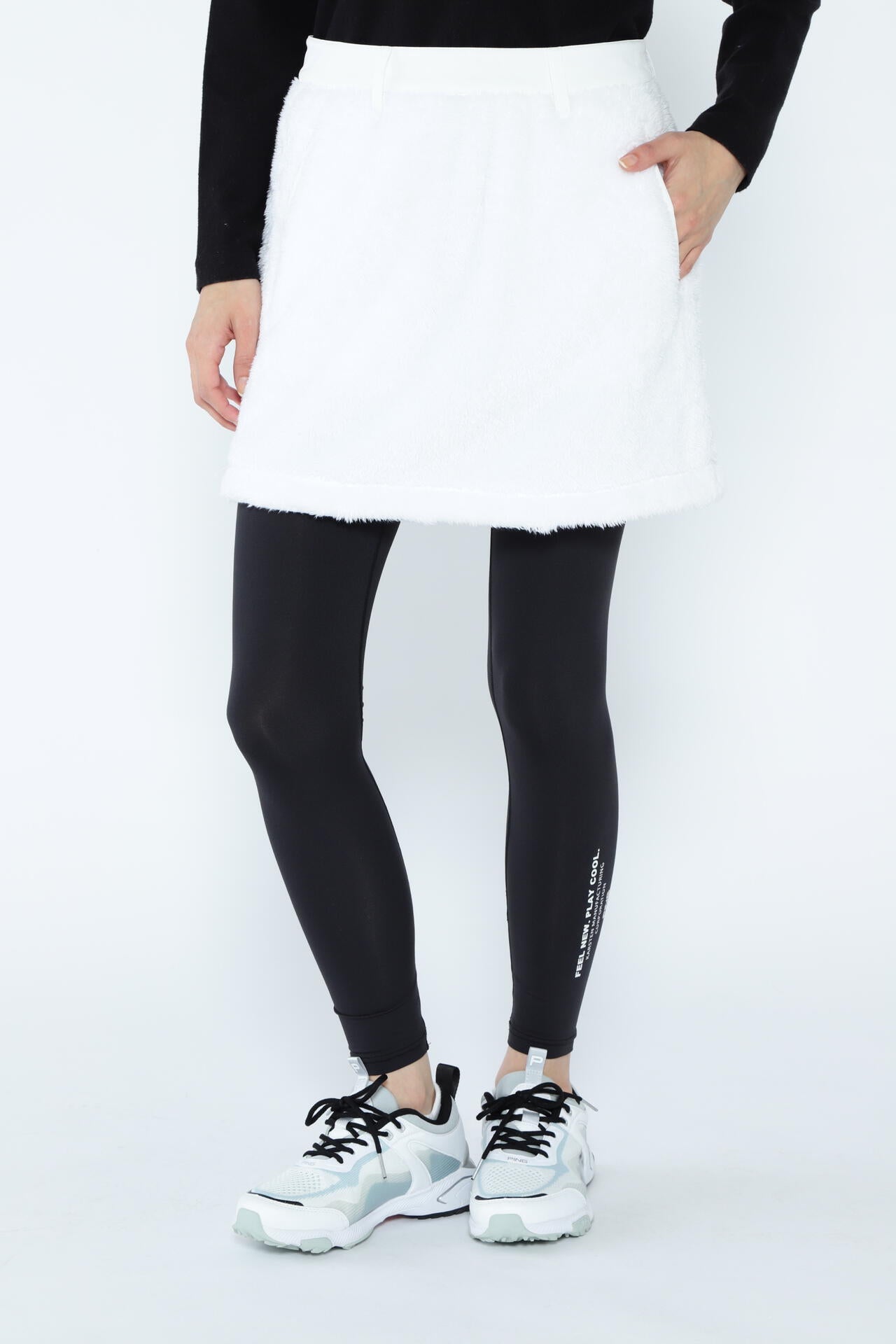 【PING APPAREL】ボアフリーススカート <PERFORMANCE> (LADIES)