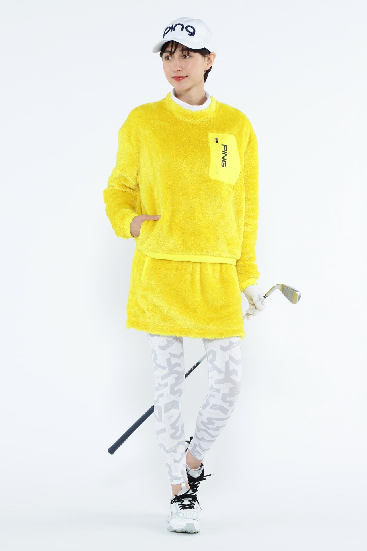 【PING APPAREL】ボアフリーススカート <PERFORMANCE> (LADIES)