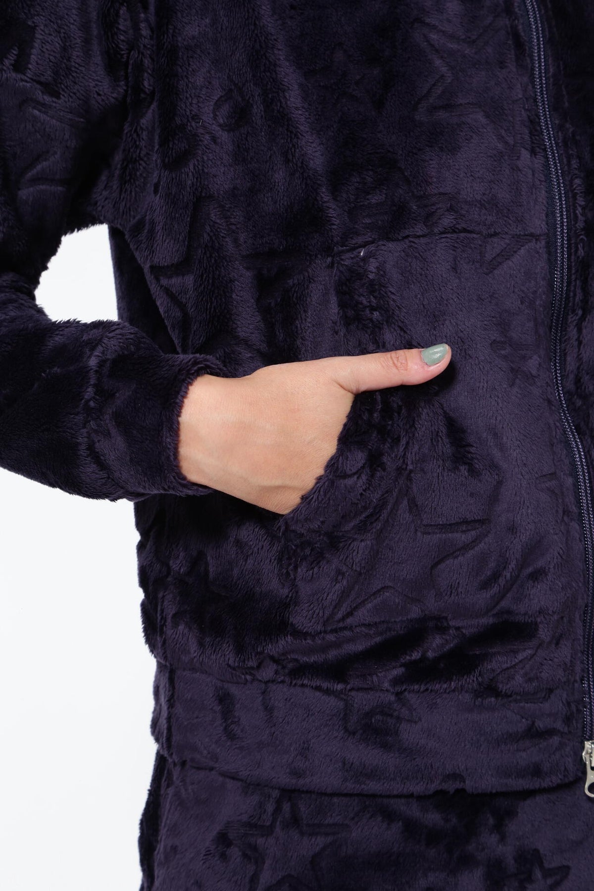 【PING APPAREL】ベロアフーディーブルゾン <NATIVE> (LADIES)