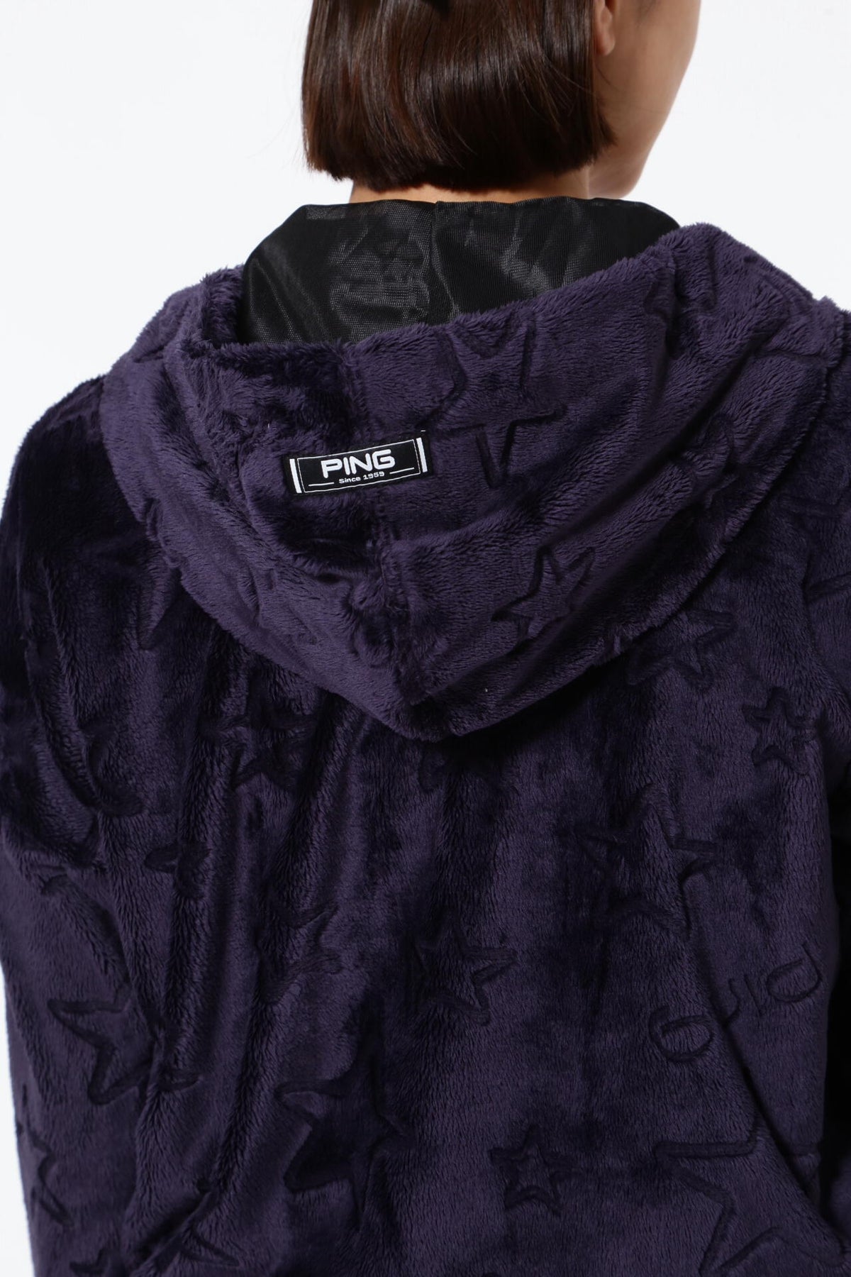 【PING APPAREL】ベロアフーディーブルゾン <NATIVE> (LADIES)