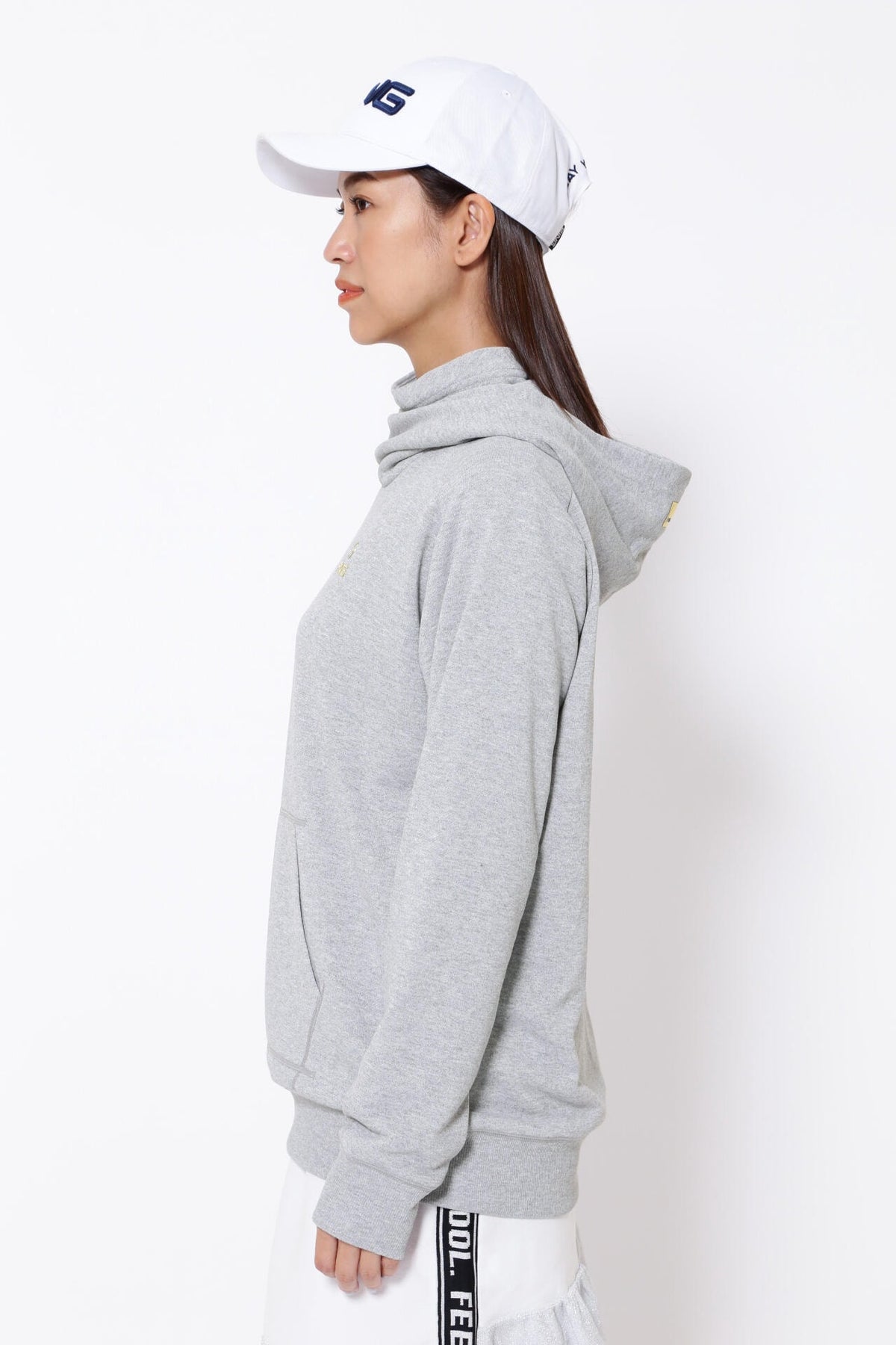 【PING APPAREL】エコアーチ 裏毛スウェットフーディプルオーバー <GOLD> (LADIES)