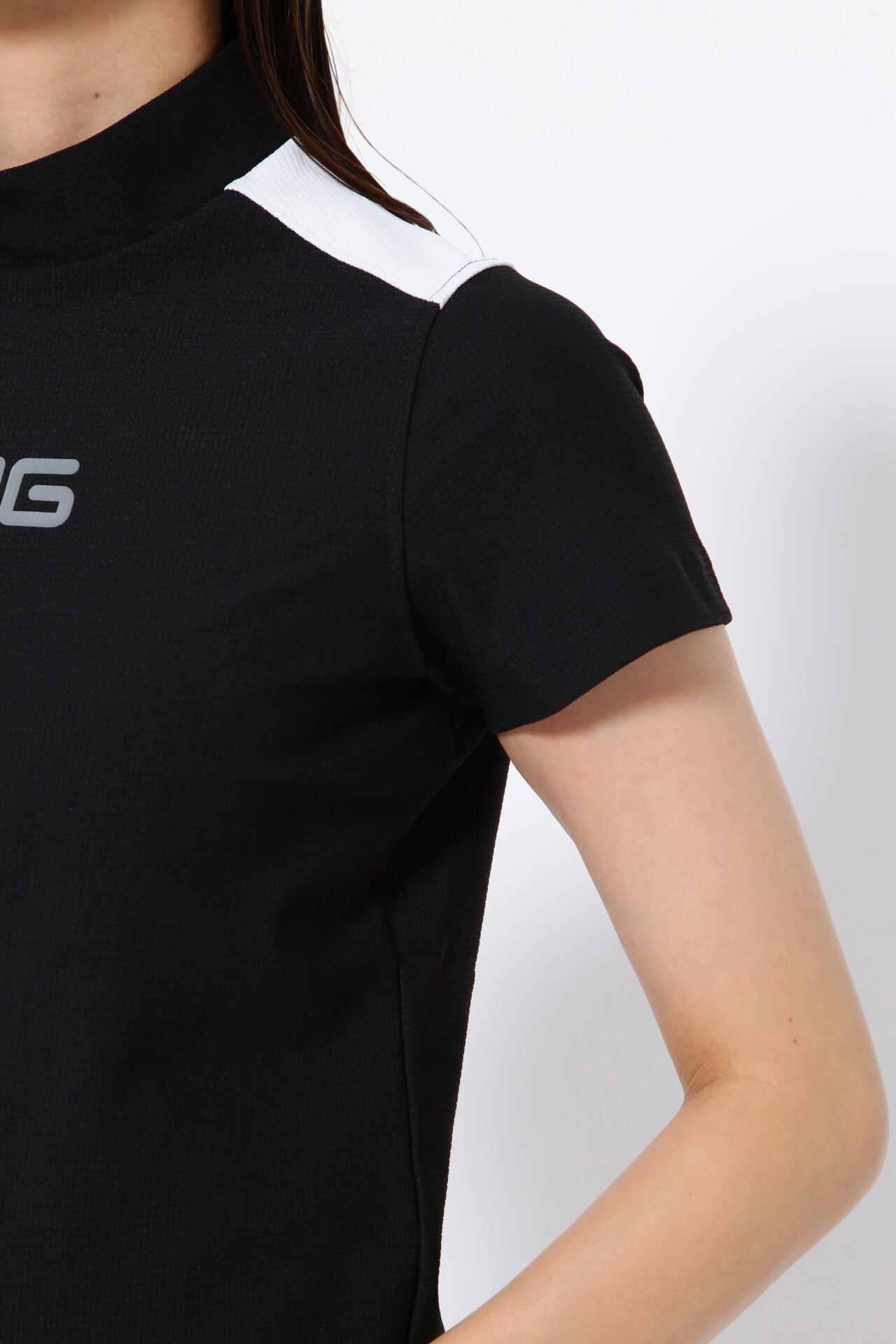 【PING APPAREL】エコブルー 半袖ハイネックカットソー <GOLD> (LADIES)